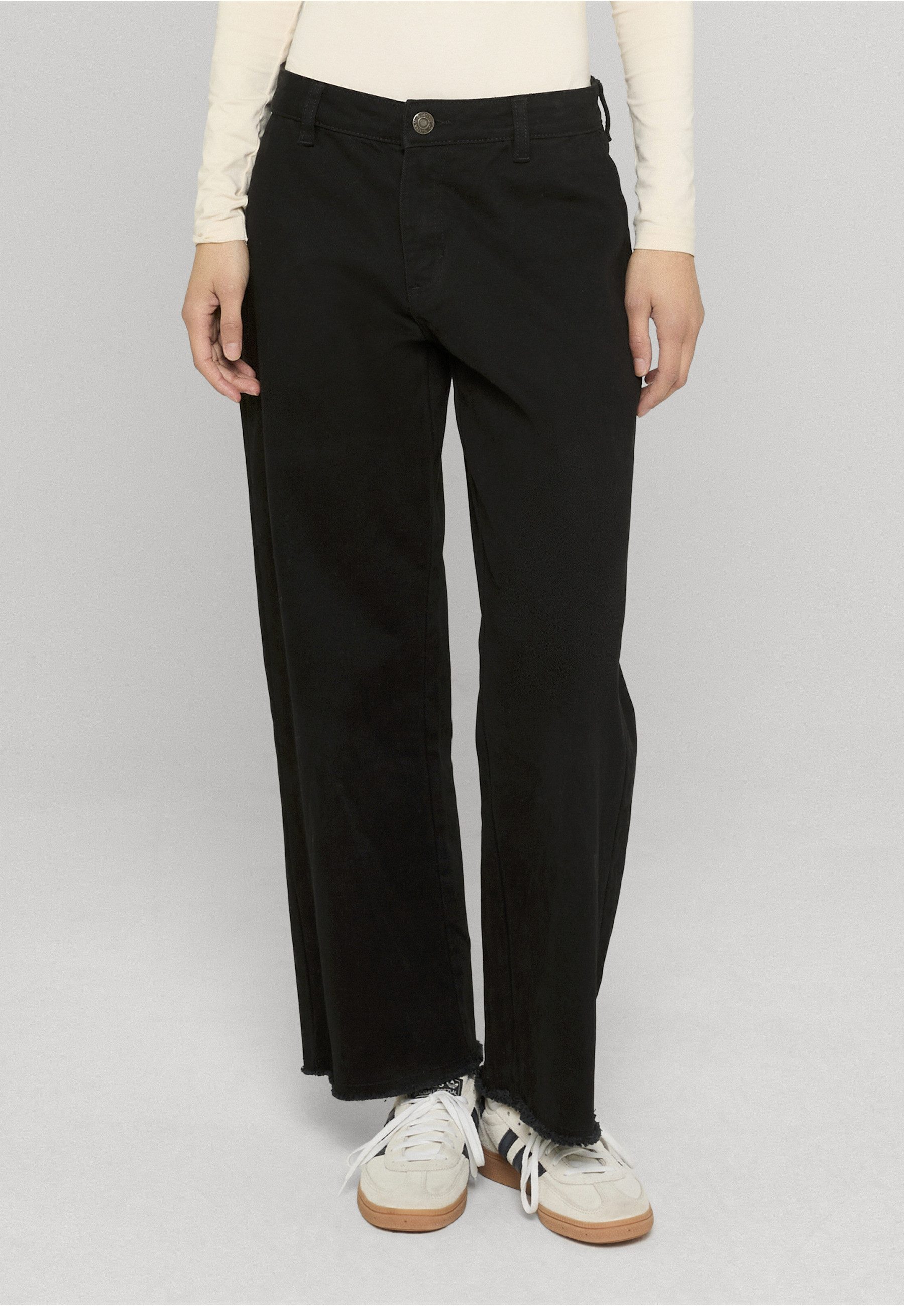 URBAN CLASSICS Bequeme Jeans Urban Classics Ladies Relaxed Straight Fit Denim