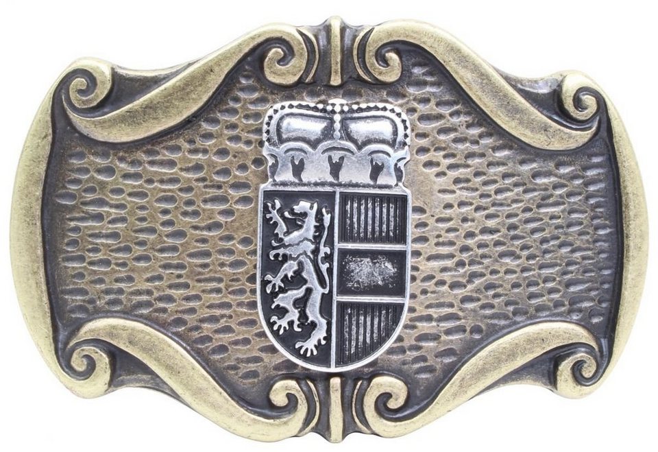 Buckle Wechselschlie/ße G/ürtelschlie/ße 40mm Massiv Brazil Lederwaren G/ürtelschnalle Wappen Salzburg 4,0 cm F/ür die Tracht