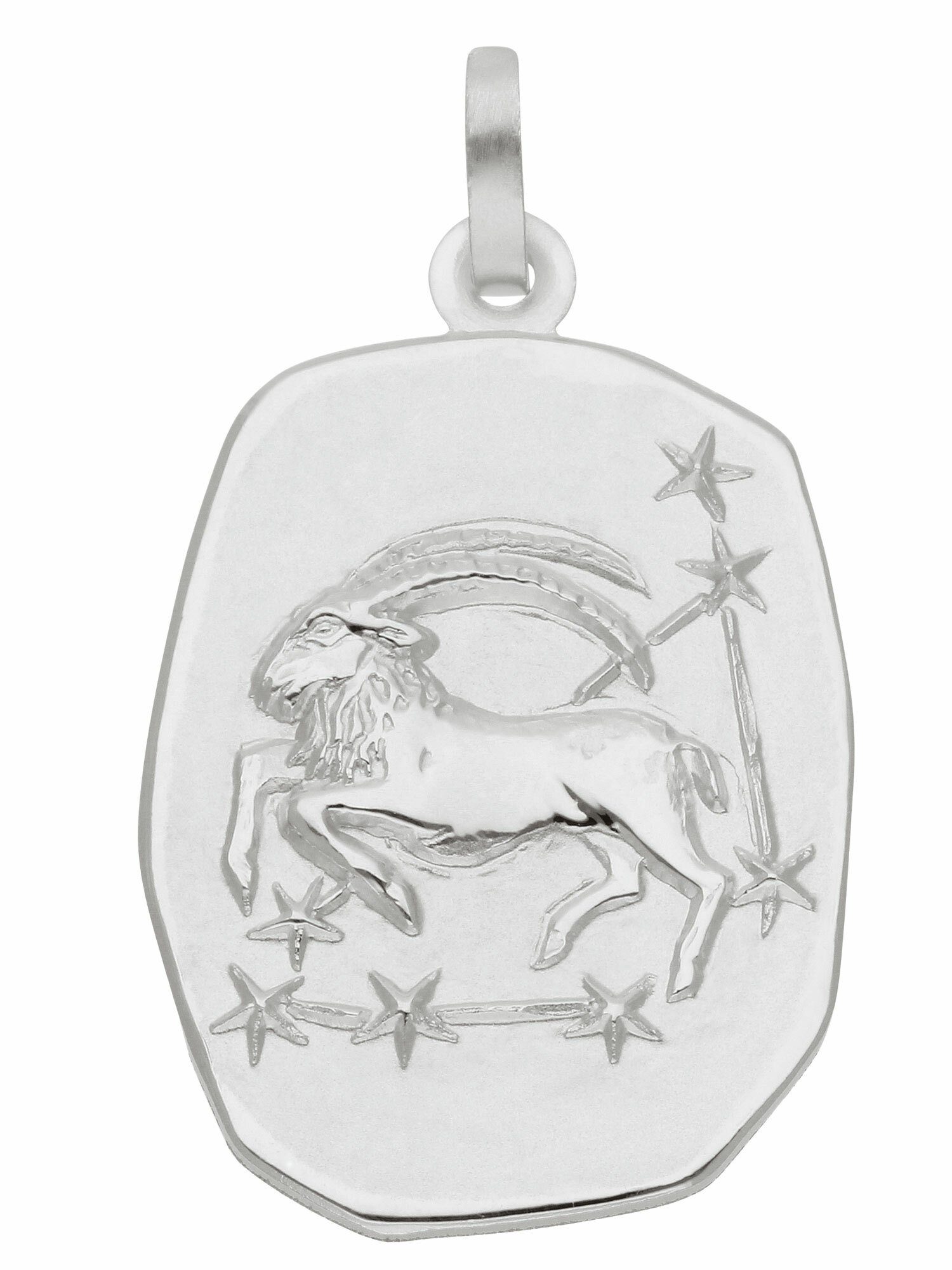 Adelia´s Kettenanhänger 925 Silber Sternzeichen Anhänger Steinbock, Silberschmuck für Damen & Herren