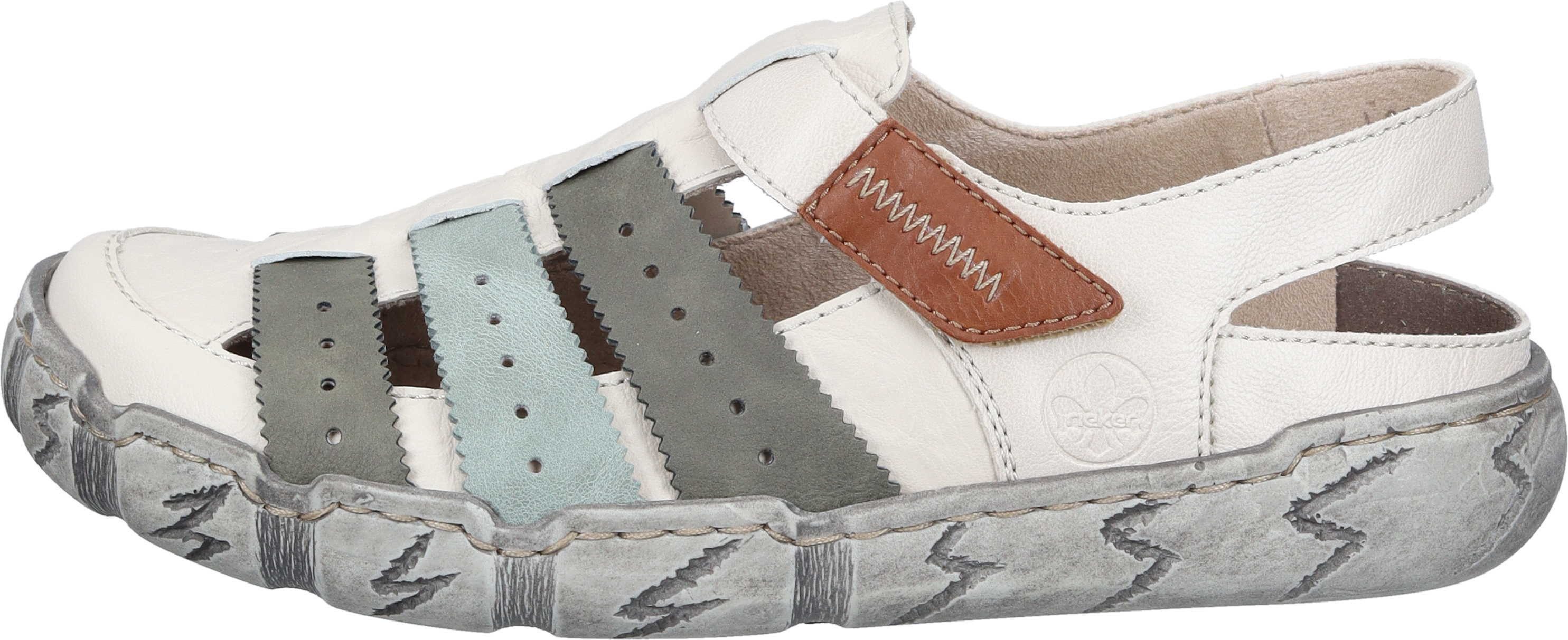 Rieker Slipper Slipper aus Leder/Synthetik