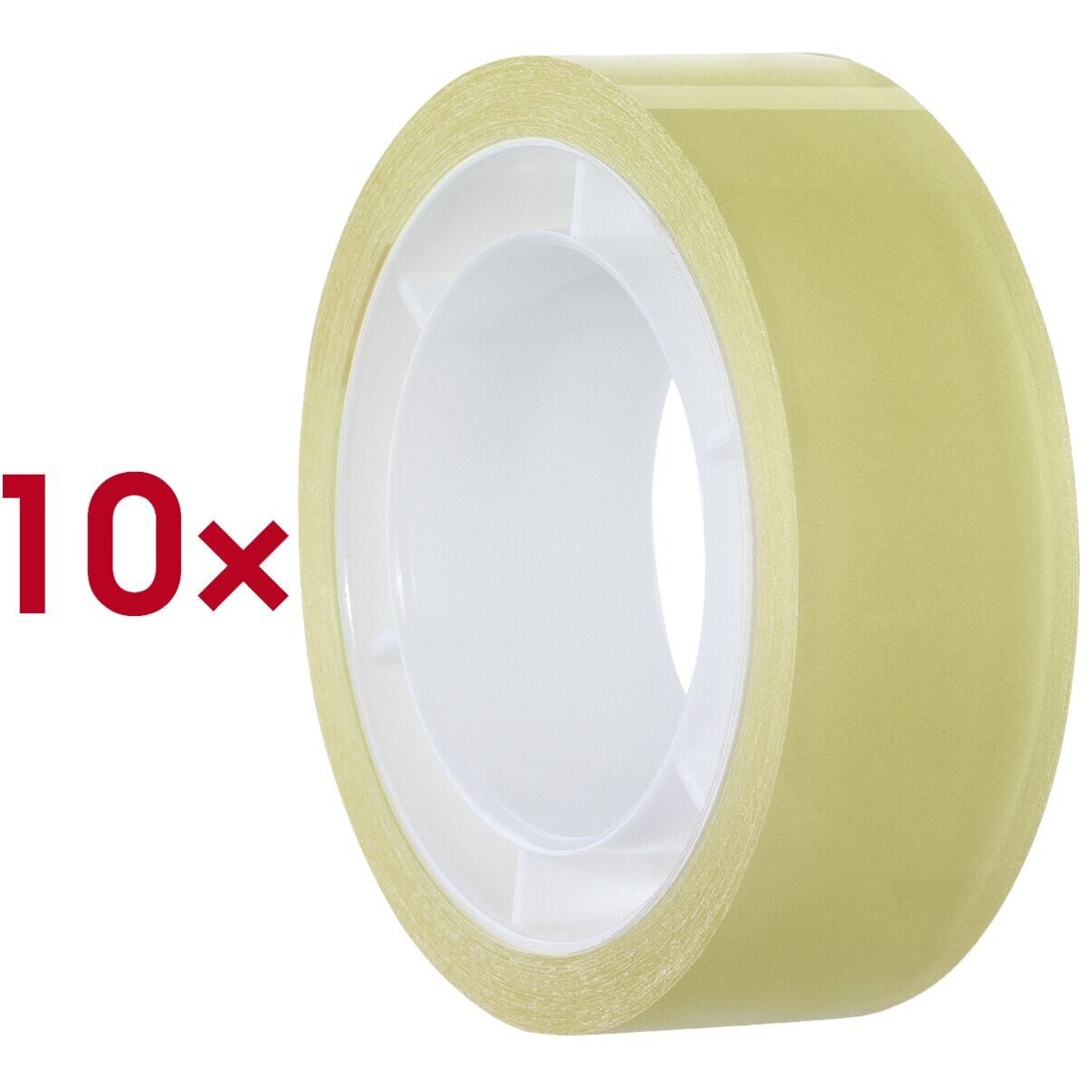 tesa Klebeband FILM (10-St) 15 mm/10 m, transparent & klebstark günstig online kaufen