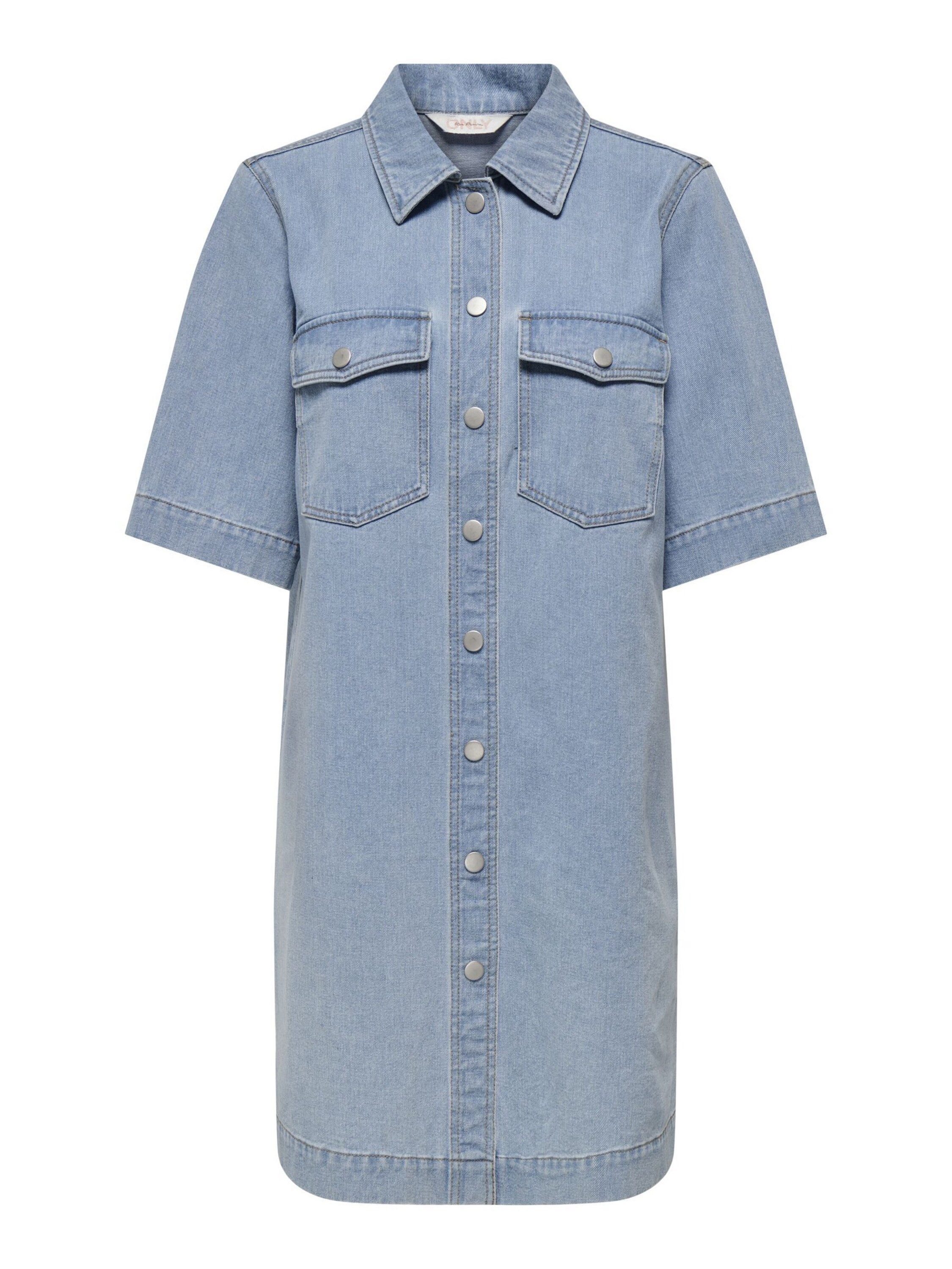 Jeanskleid ONLBELLE S/S BUTTON DRESS DNM GUA NOOS