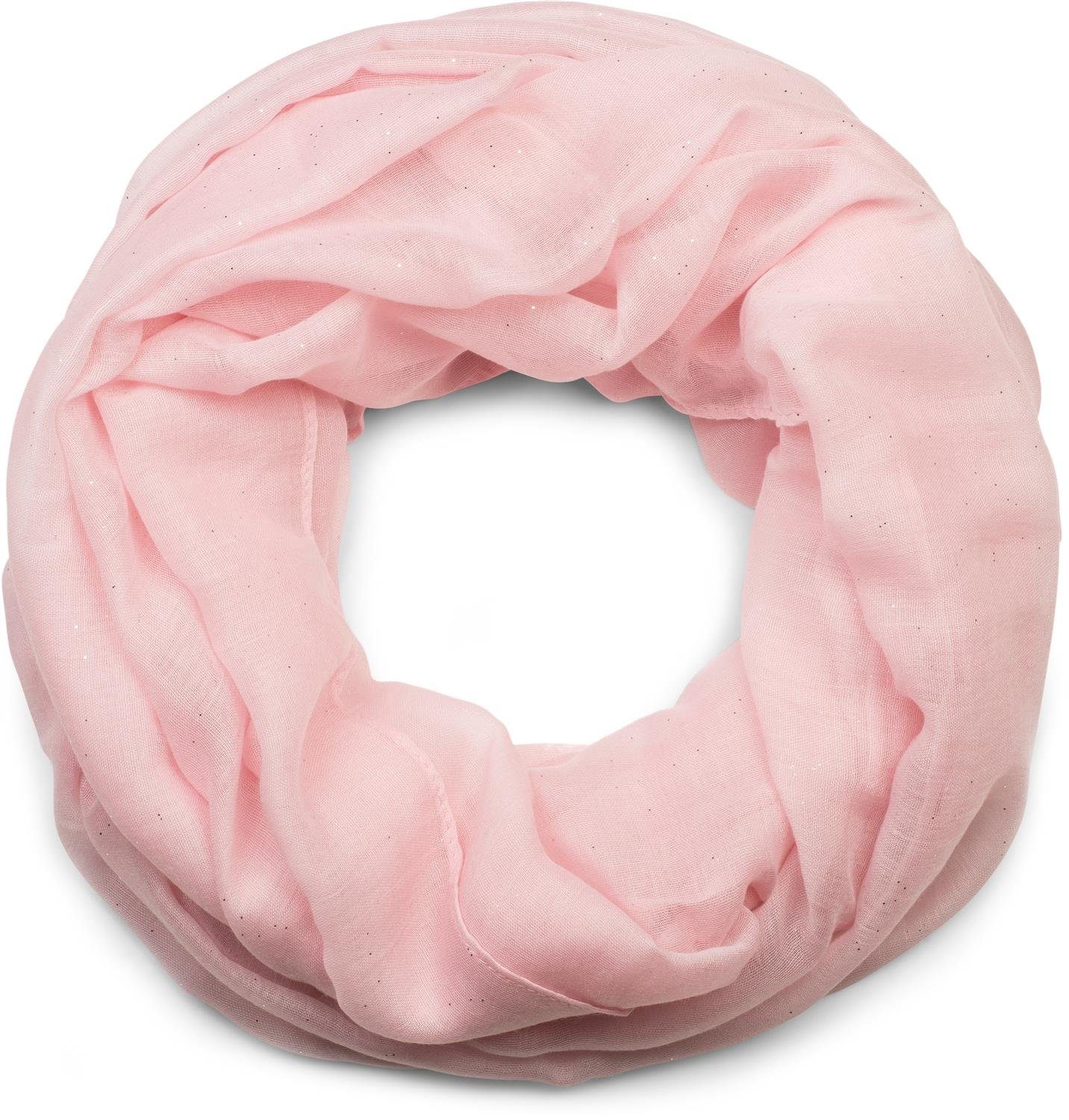 styleBREAKER Loop Loop mit Glitzer unifarben, (1-St) günstig online kaufen