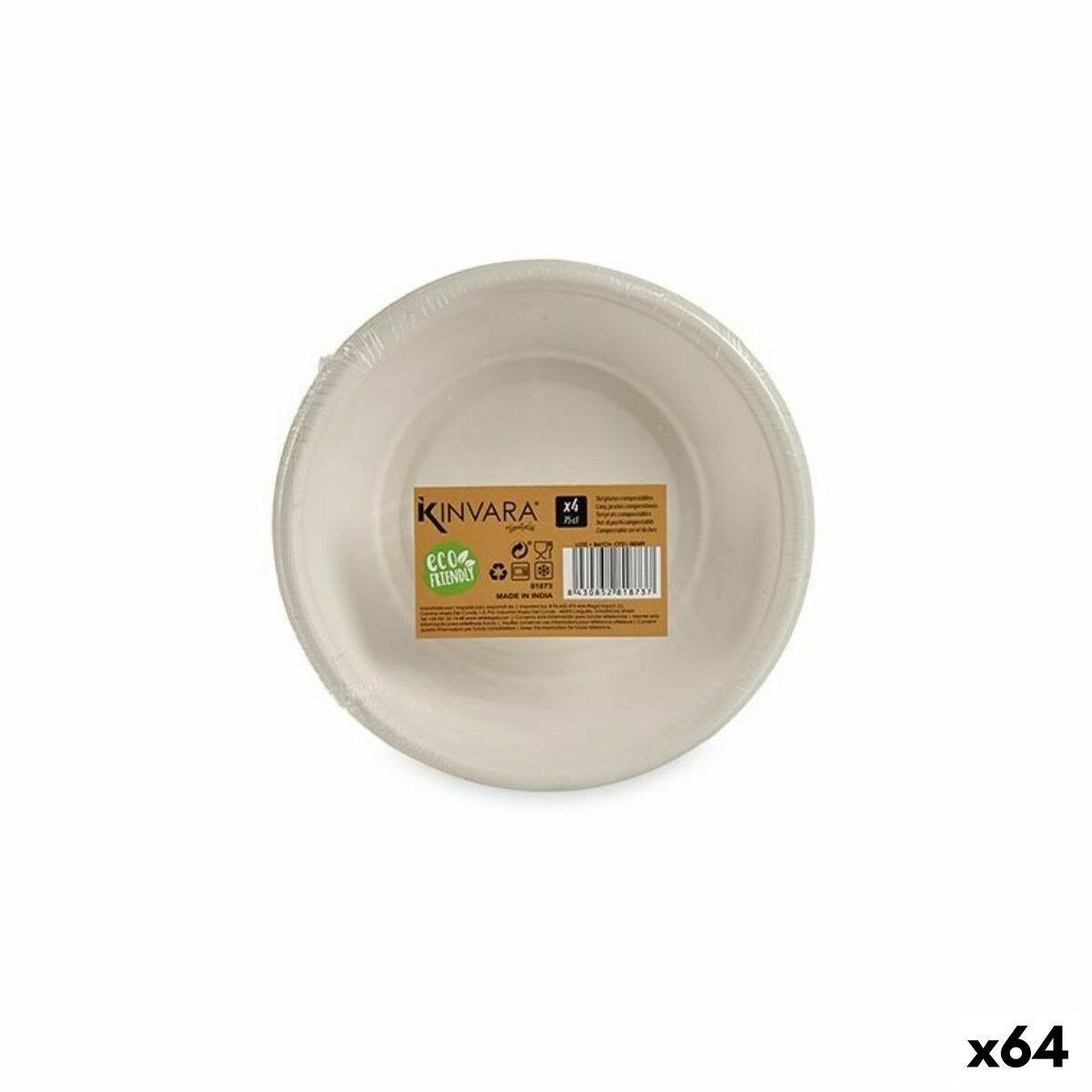 Procos Papierbecher Kompostierbar – 200 Ml, Weiß, 10 Stück, Ideal Für Partys Und Feiern
