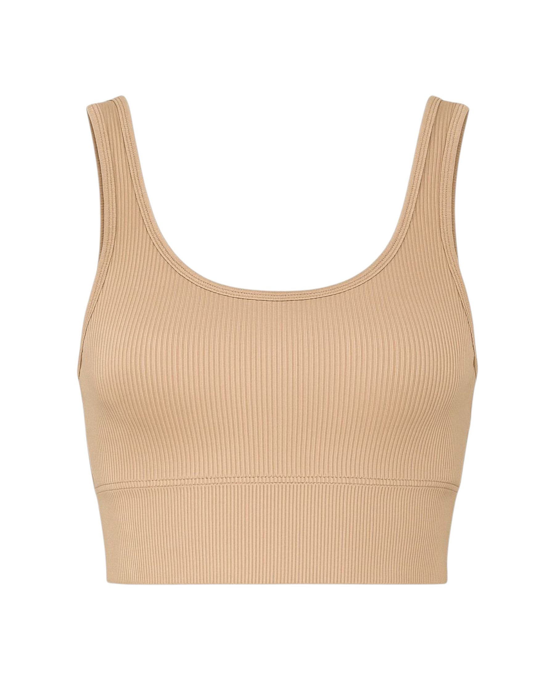 fashionshowcase Bustier-Bikini-Top Damen Sport Bustier Tops – elastisch mit abnehmbaren Pads, Geripptes Material