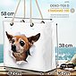 VOID Strandtasche (1-tlg), Russischer Toy Hund Beach Bag Russkiy Toy Hund Haustier Tier Welpe Frenchie, Bild 2