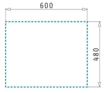 Pyramis Edelstahlspüle Athena, rechteckig, 62/50 cm