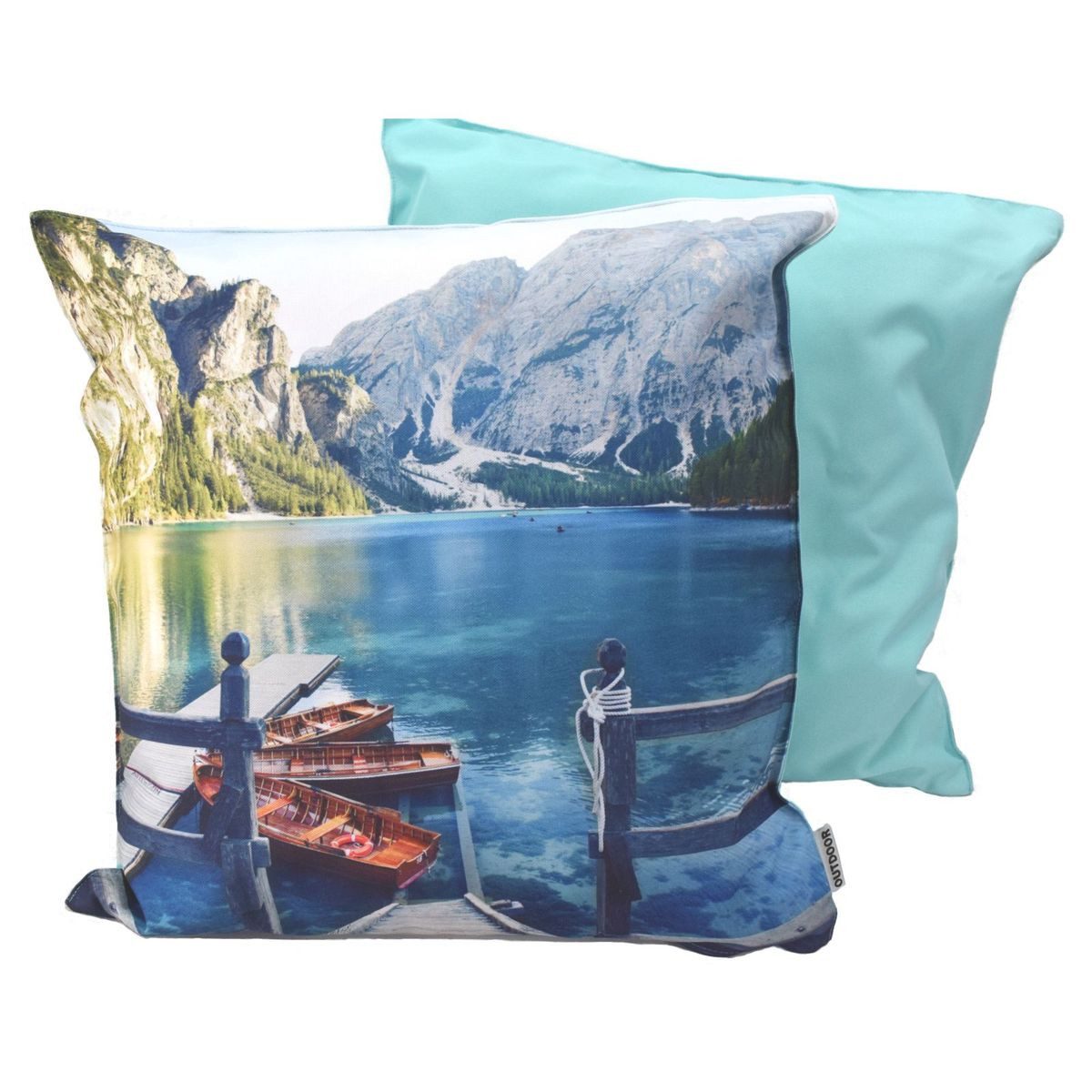 Marabellas Shop Sitzkissen Dekokissen 45x45cm Stuhlkissen wasserabweisend 17 Sommer-Motive, Outdoor