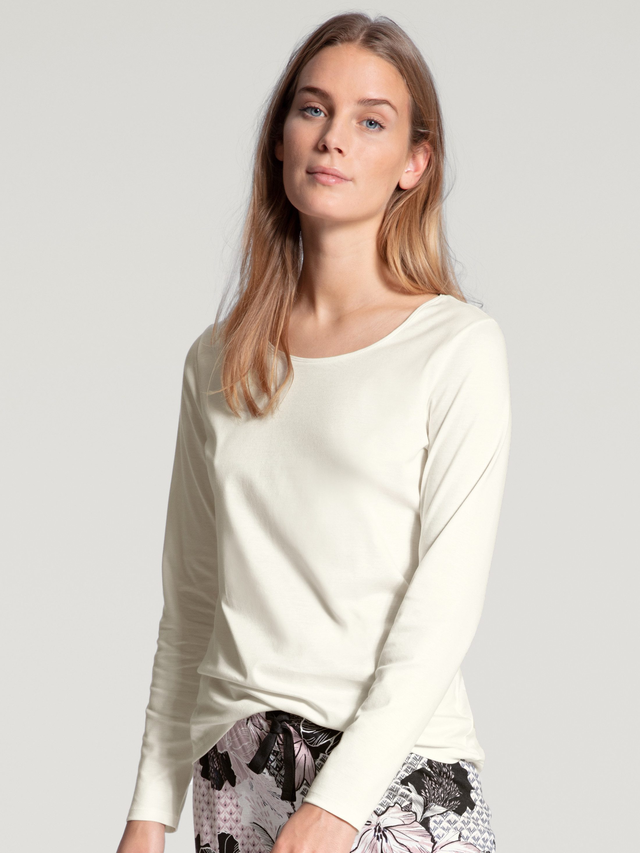 CALIDA Langarmshirt Favourites Glow Damen (1-tlg) günstig online kaufen