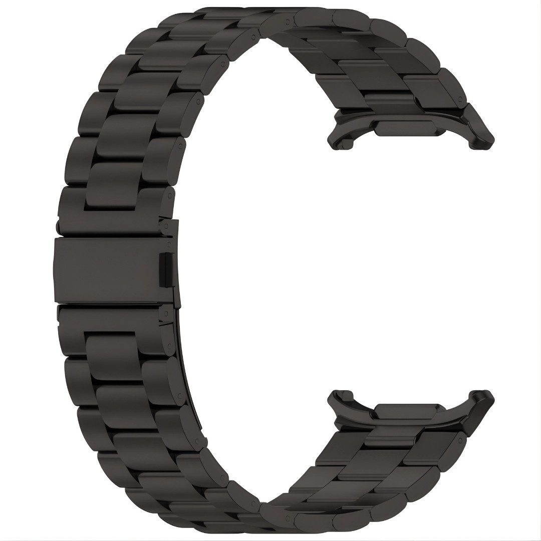 SmartUP Smartwatch-Armband für Samsung Galaxy Watch 8 / 8 Classic Metall Edelstahl Gliederband, inklusive Kürzwerkzeug