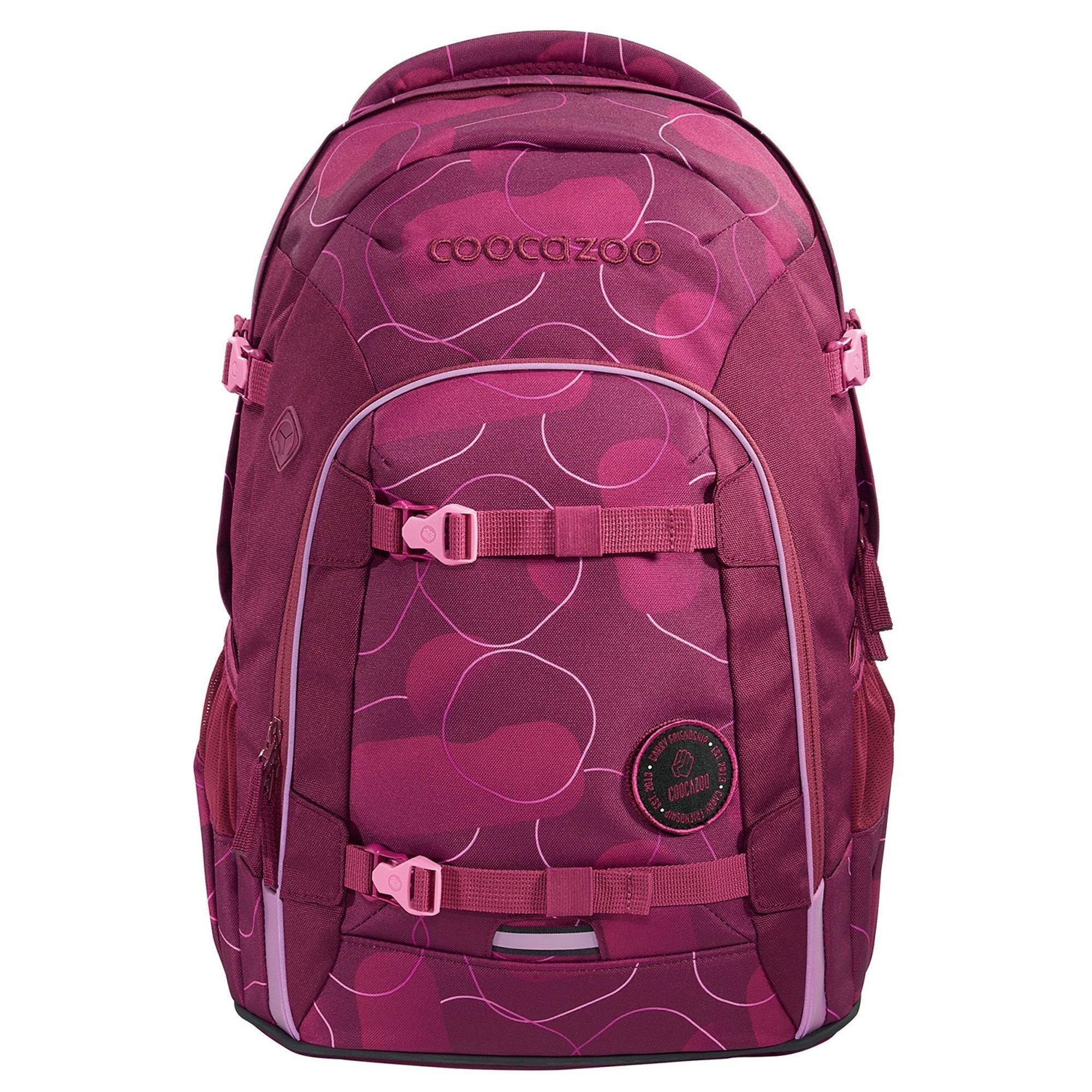 coocazoo bubbles Joker, PET Schulrucksack berry