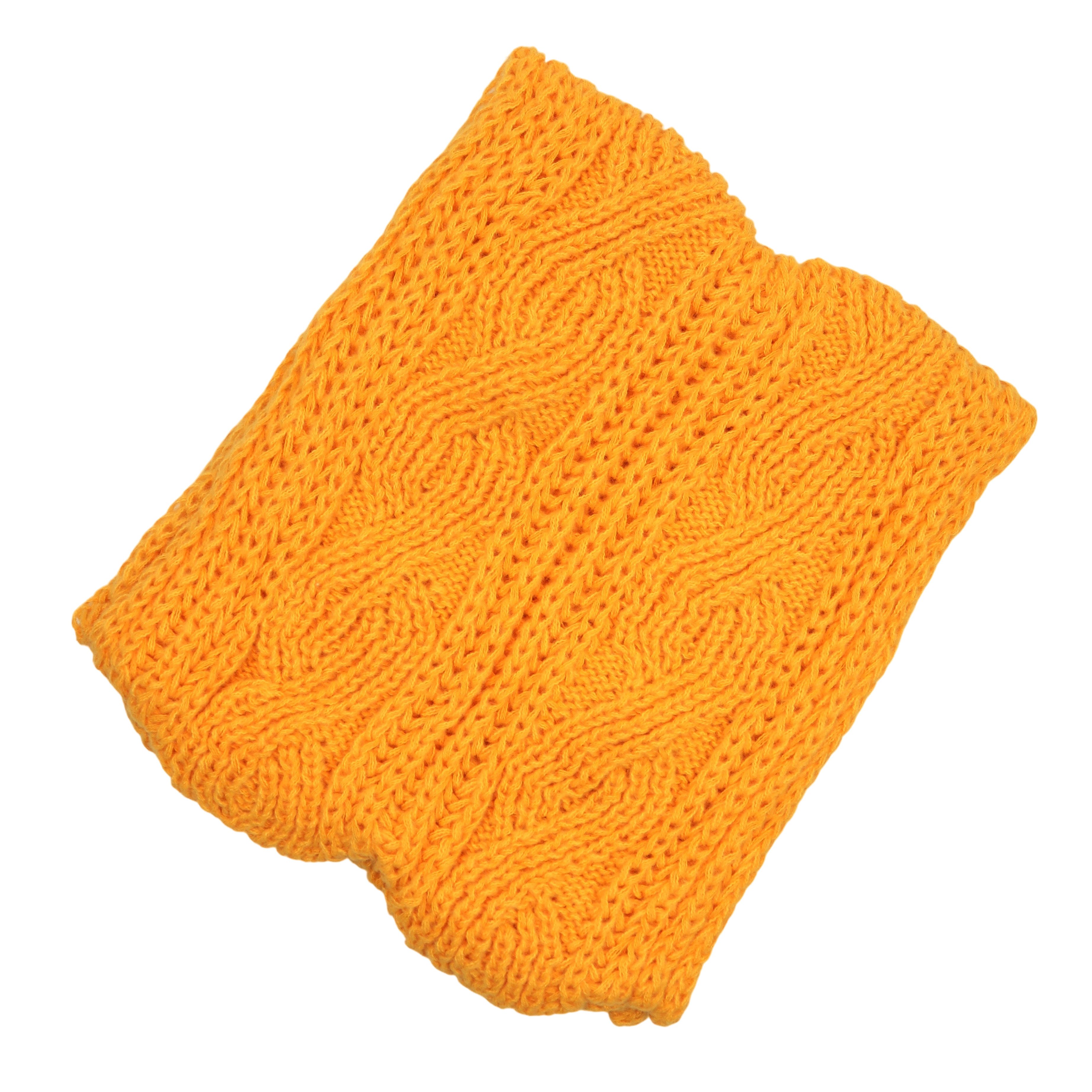 MIRROSI Loop Damen Strick Loopschal mit Zopfmuster, (zweimal um den Hals wichelbar), Damen Halstuch Stola ideal für Frühling, Herbst oder Winter