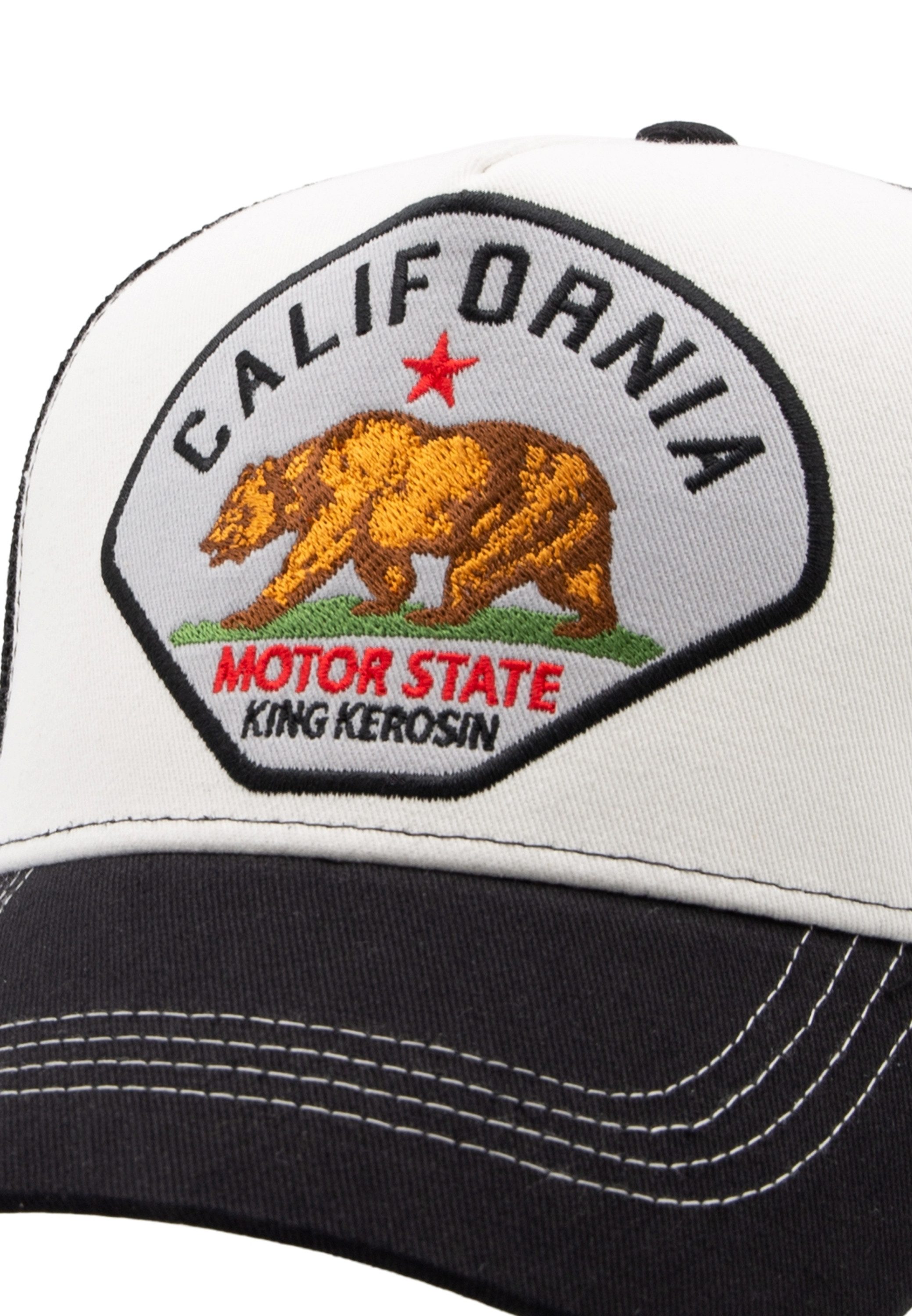 KingKerosin Trucker Cap California (1-St) mit Motiv Stickerei