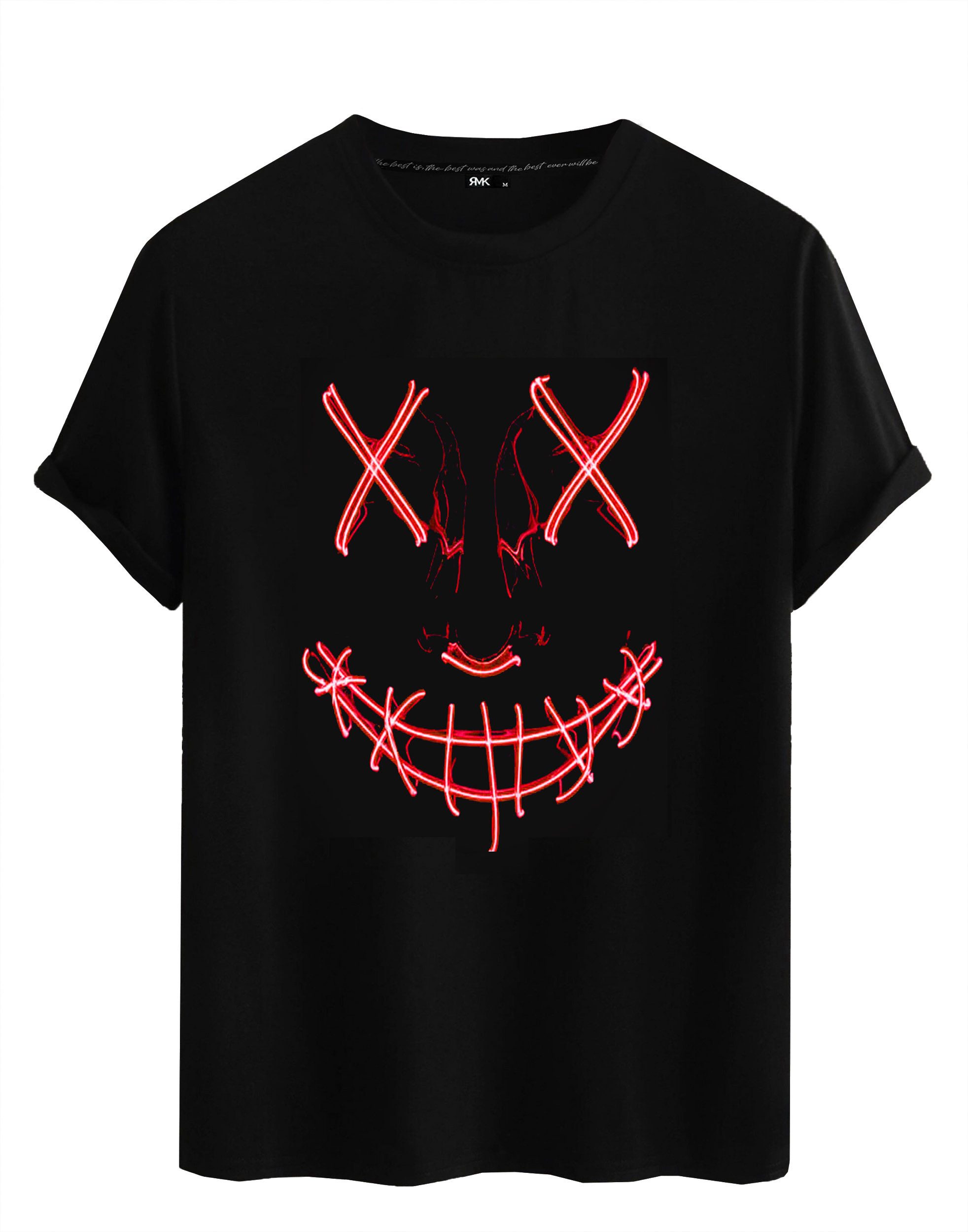 RMK T-Shirt Print-Shirt T-Shirt Herren Shirt Basic Vintage Smile Smiley aus günstig online kaufen