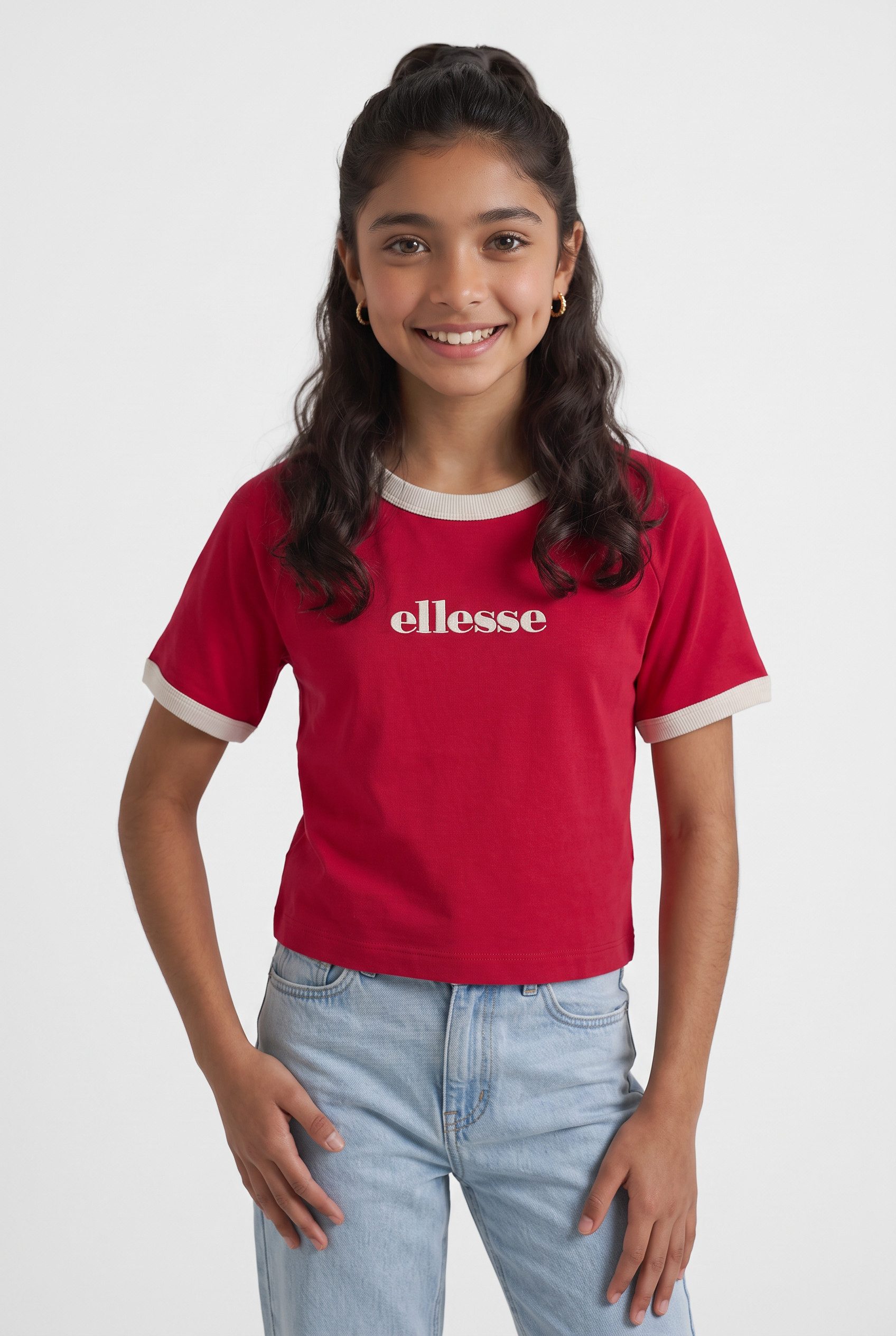 Ellesse T-Shirt CARPANO T SHIRT Kurzarm-Design, mit Rundhalsausschnitt, aus Baumwolle und Elasthan