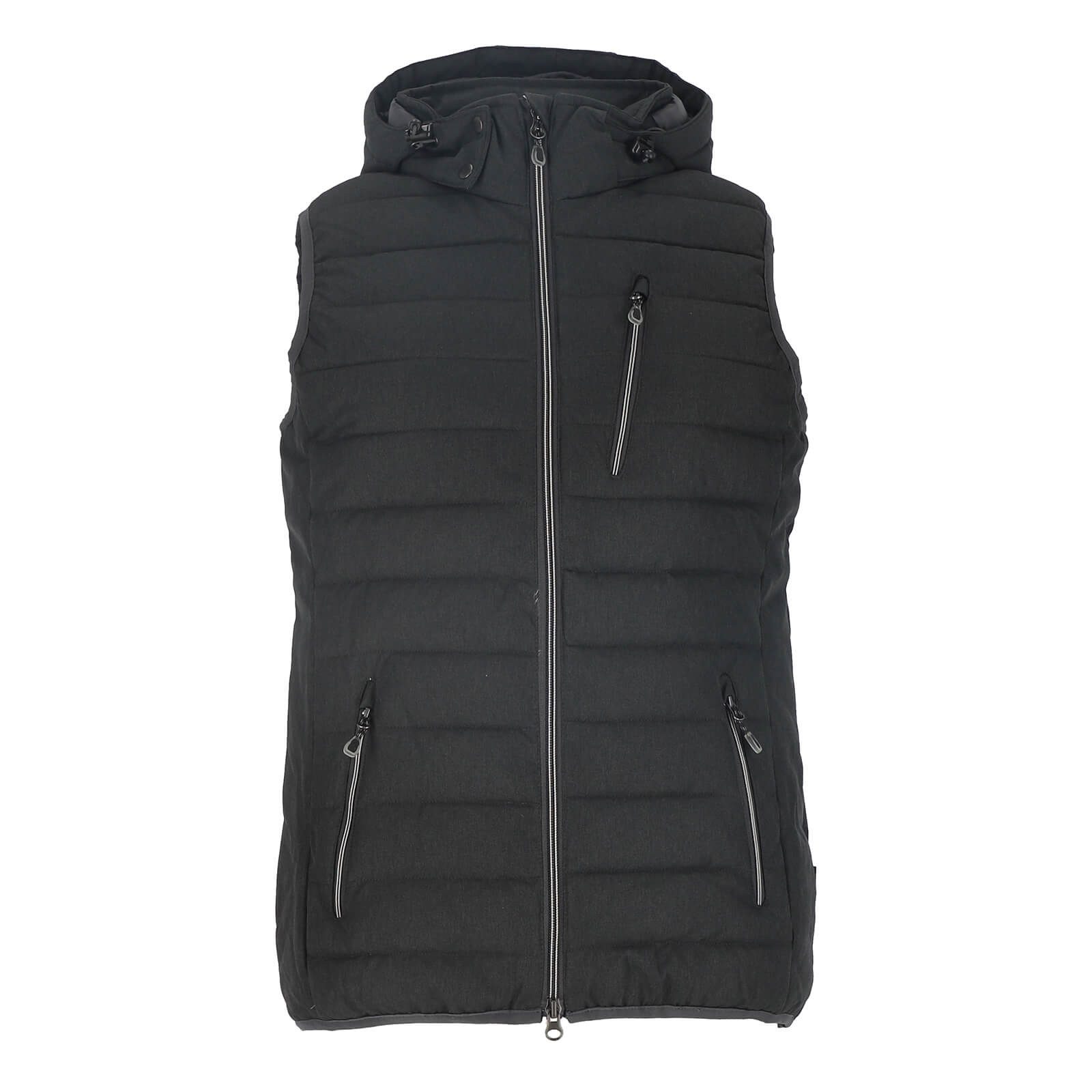 Blue Wave Steppweste Damen Weste Nathalie gesteppt Kapuze - Damenweste Outdoor-Weste leicht Abnehmbare & verstellbare Kapuze, 2-Wege-Reißverschluss, Taschen – Bild 4 von 5