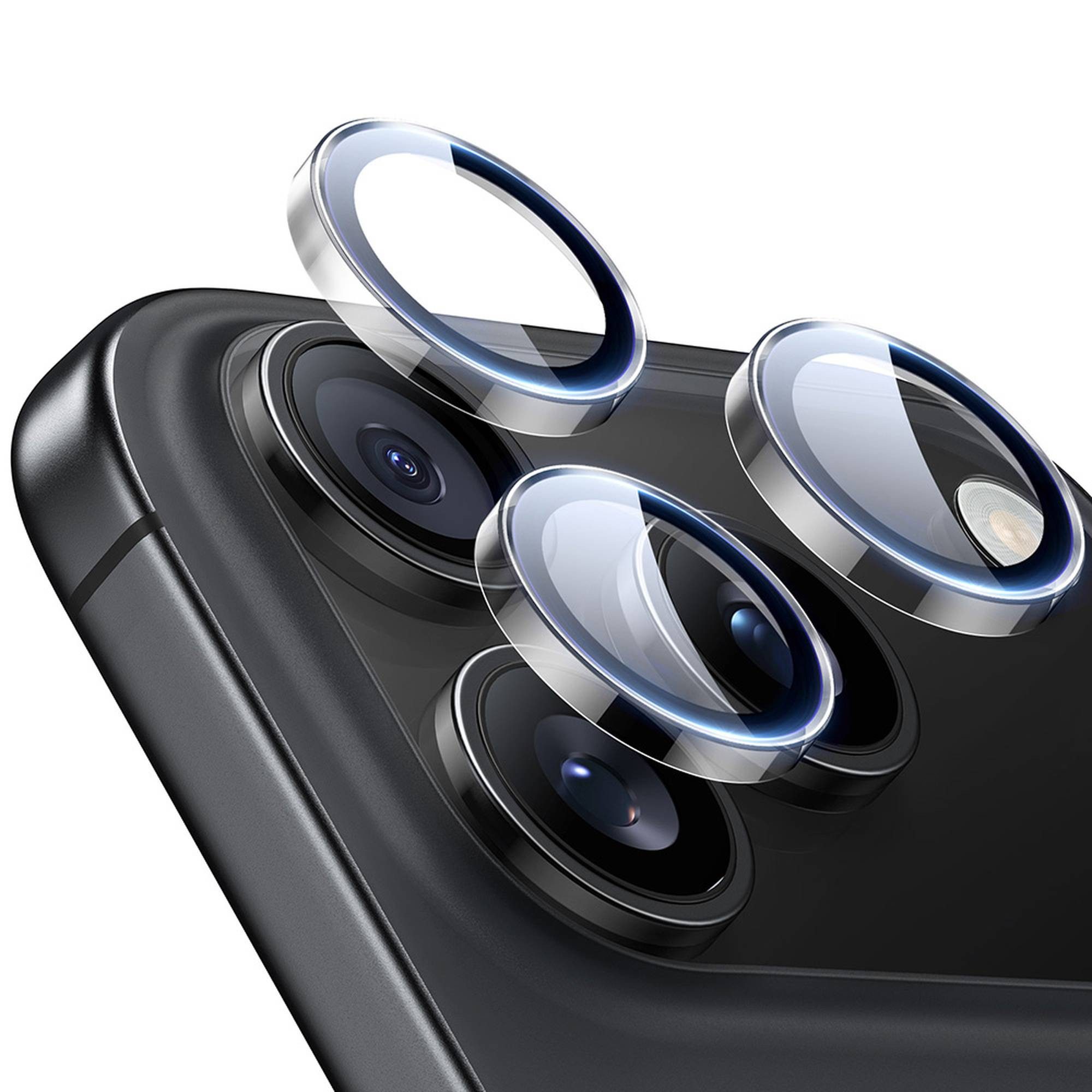 ESR Displayschutzglas Armorite Kameralinsen Schutz für iPhone 17/16/15/14 Pro/Pro Max, Hüllenfreundlich, 50kg Punktkrafttest, Kratzfest