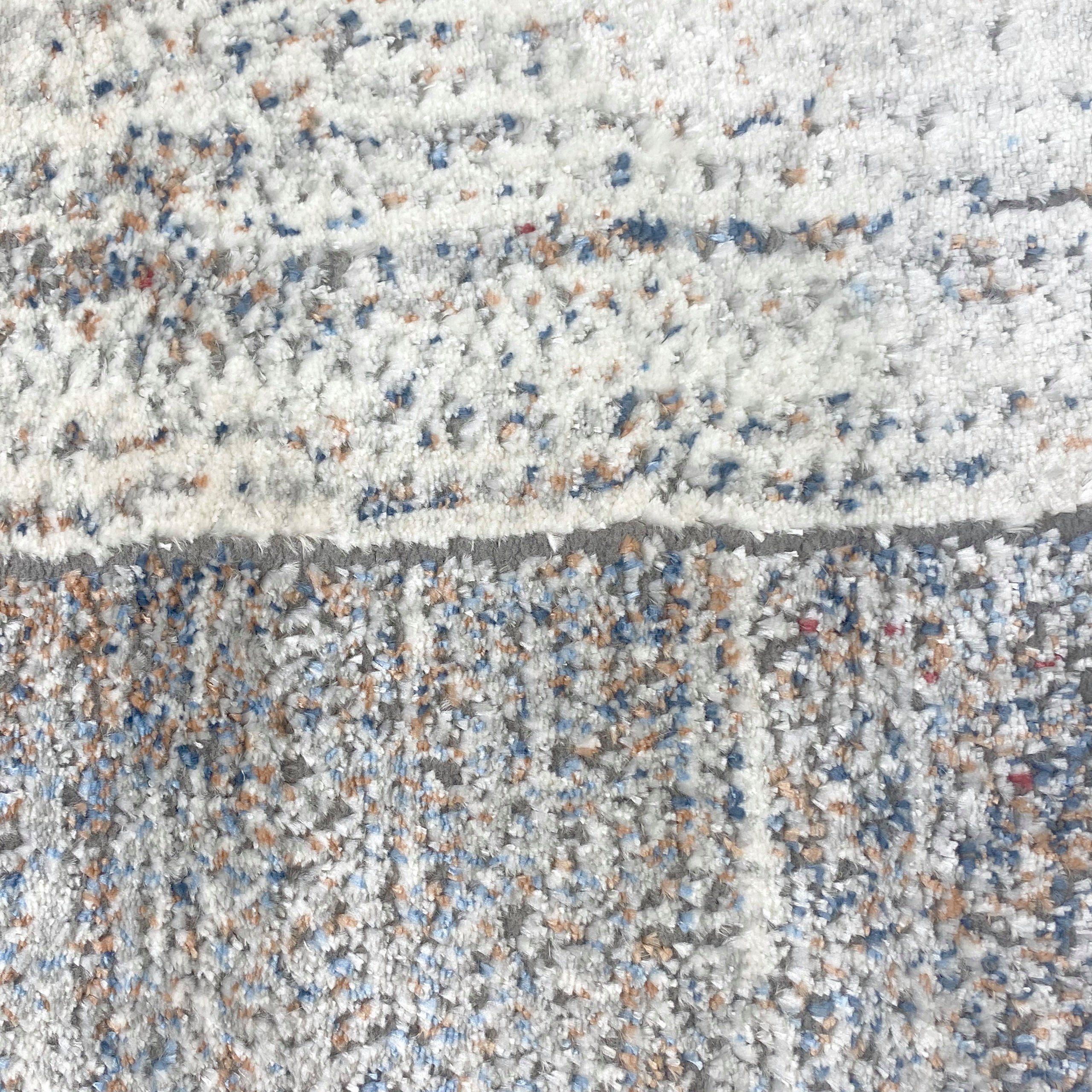 Carpetia Teppich Wohnzimmer Teppich – quadratisches Muster – in grau, rechteckig, Höhe: 12 mm – Bild 3 von 5