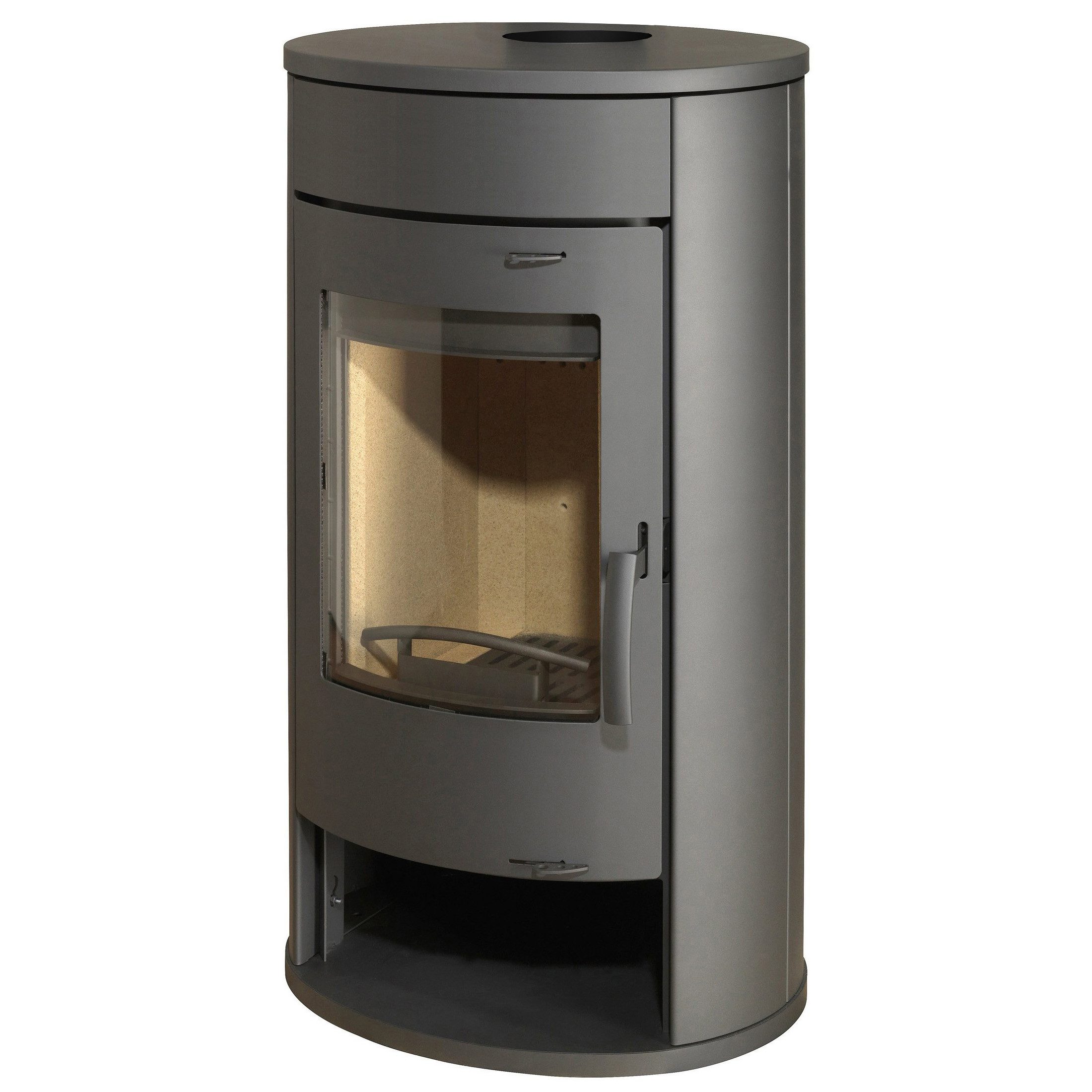 Thermia Kaminofen Olympus V6 Stahl - geschlossen, 7 kW, Zeitbrand günstig online kaufen