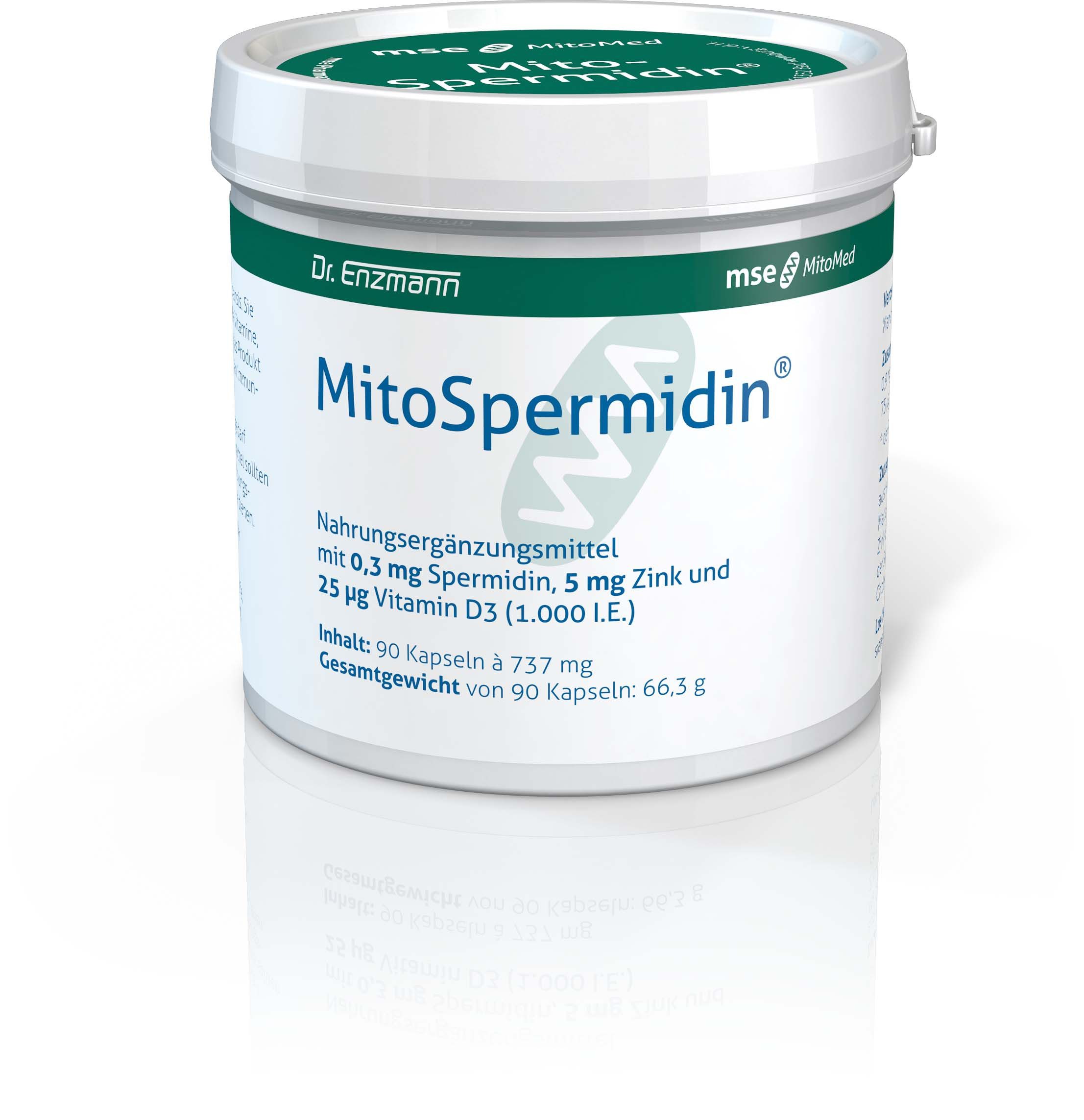 MSE Pharmazeutika GmbH MitoSpermidin® Kapsel (pflanzliche HPMC-Kapsel)