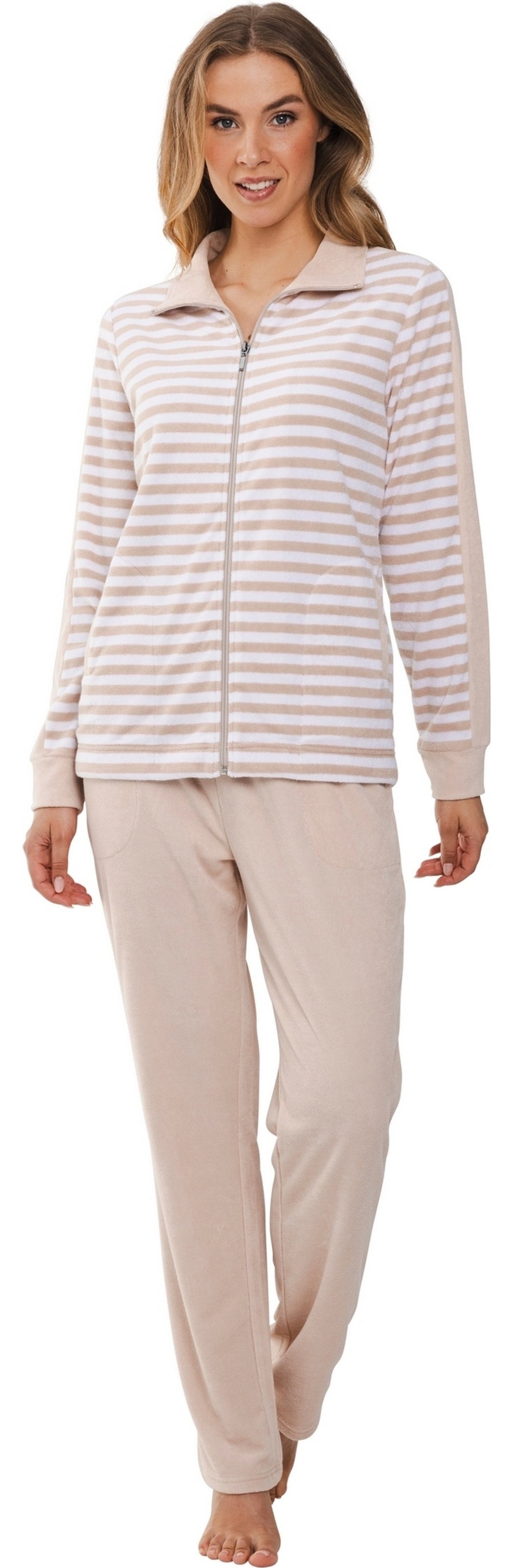 Pastunette Hausanzug Modischer Damen Frottee Homewearanzug (2 tlg) Frottee Qualität