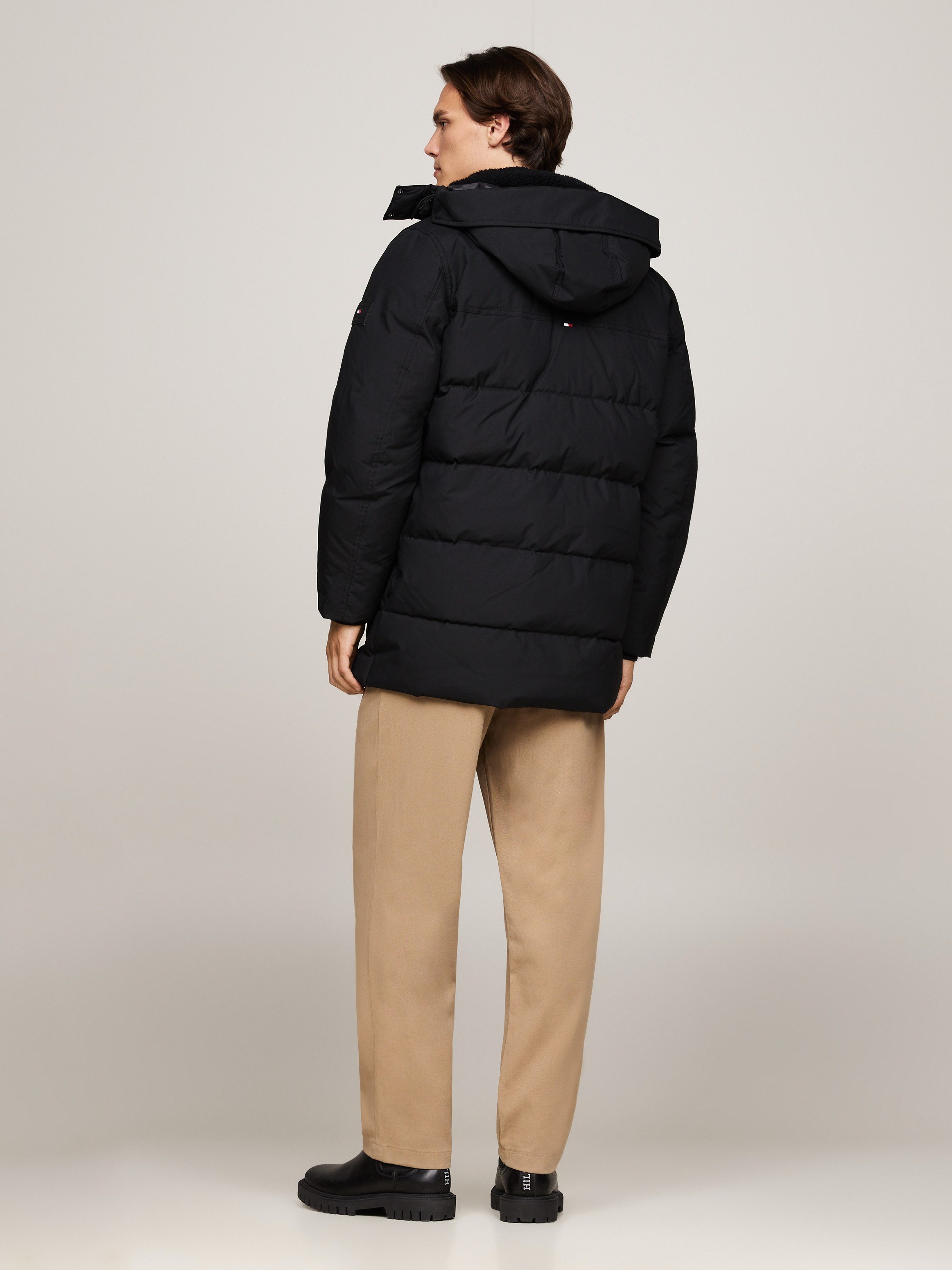 Tommy Hilfiger Parka ROCKIE UTILITY PARKA Winterjacke, Outdoorjacke hoch geschlossen, Stehakragen mit Fellimitat – Bild 5 von 5