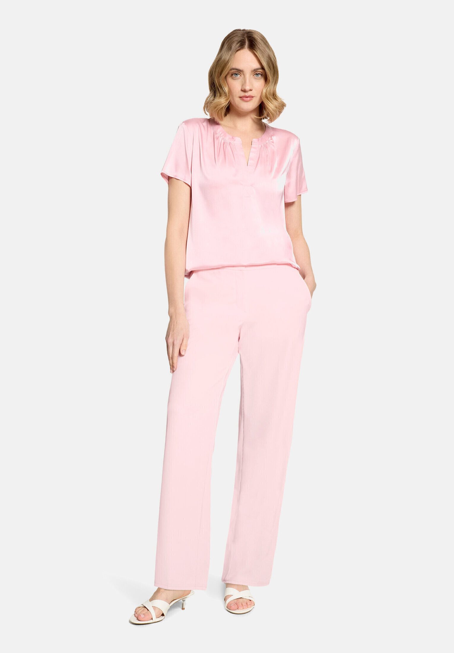Betty Barclay Satinbluse Damen kurzarm