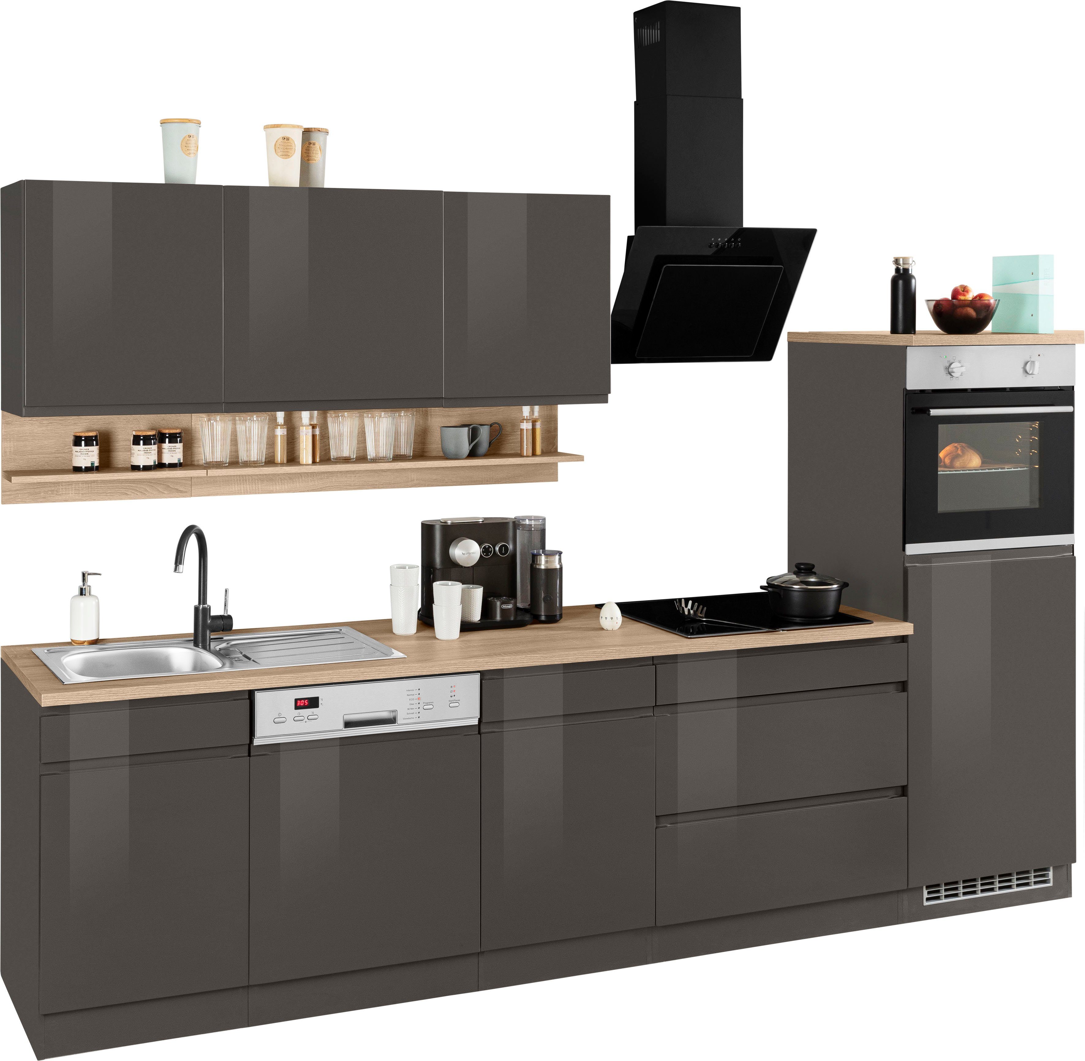KOCHSTATION Küchenzeile KS-Virginia, Breite 300 cm, günstig online kaufen