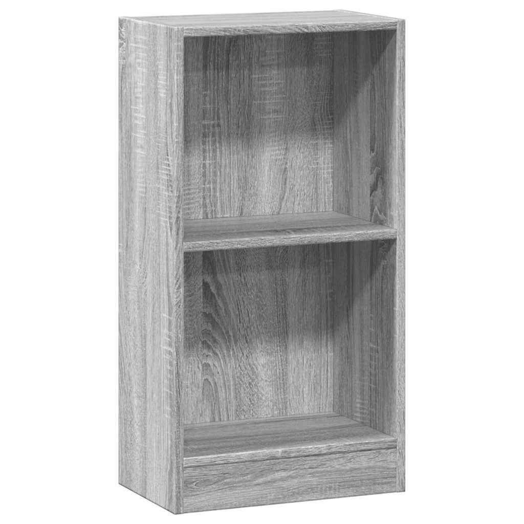 vidaXL Bücherregal Bücherregal Grau Sonoma 40x24x76 cm Holzwerkstoff, 1-tlg günstig online kaufen