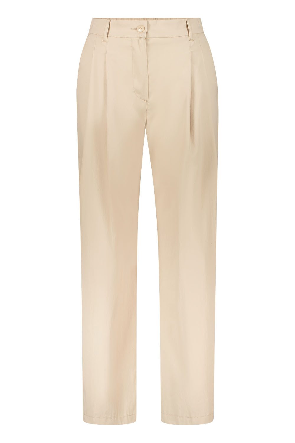 Atelier GARDEUR Loose-fit-Jeans ILMA8-HIGH-601751-2014, braun, beige, Modern Fit, O-Shape Damenhose O-Shape Silhouette mit erhöhter Leibhöhe und zwei Bundfalten