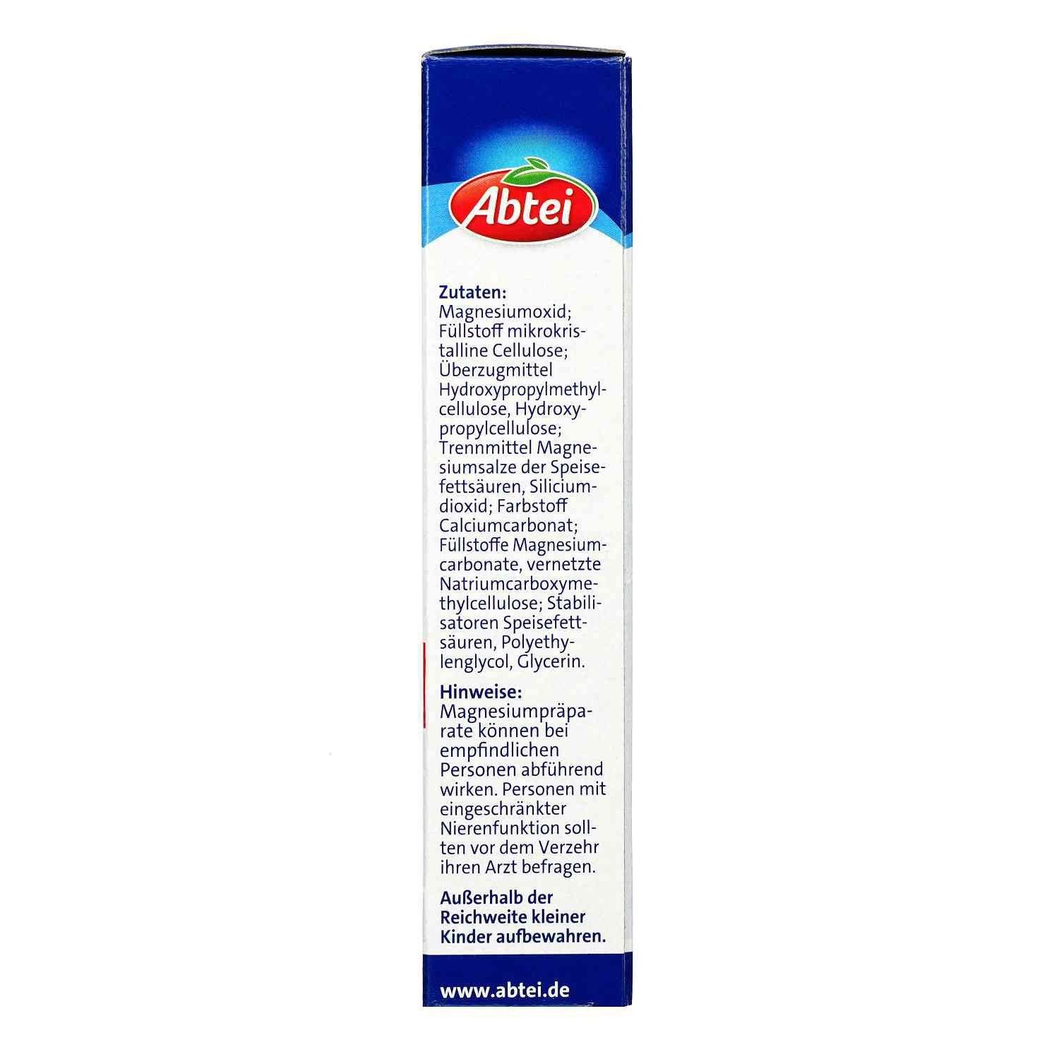 Abtei ABTEI Magnesium 400 hochdosiert Tabletten Tabletten, 30,00 St.