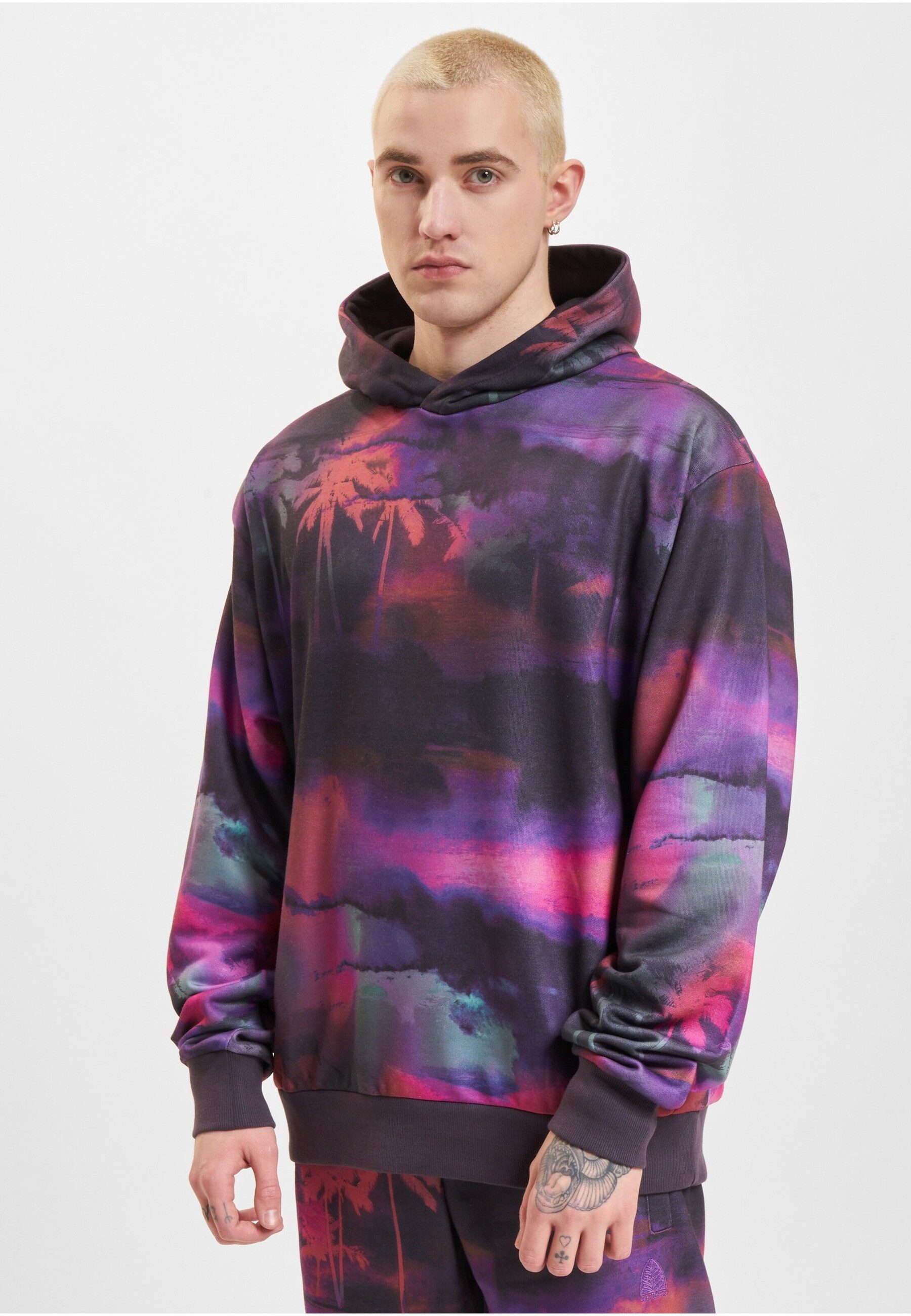 Just Rhyse Kapuzenpullover Just Rhyse Just Rhyse Tropical Ilussion Hoody (1-tlg)