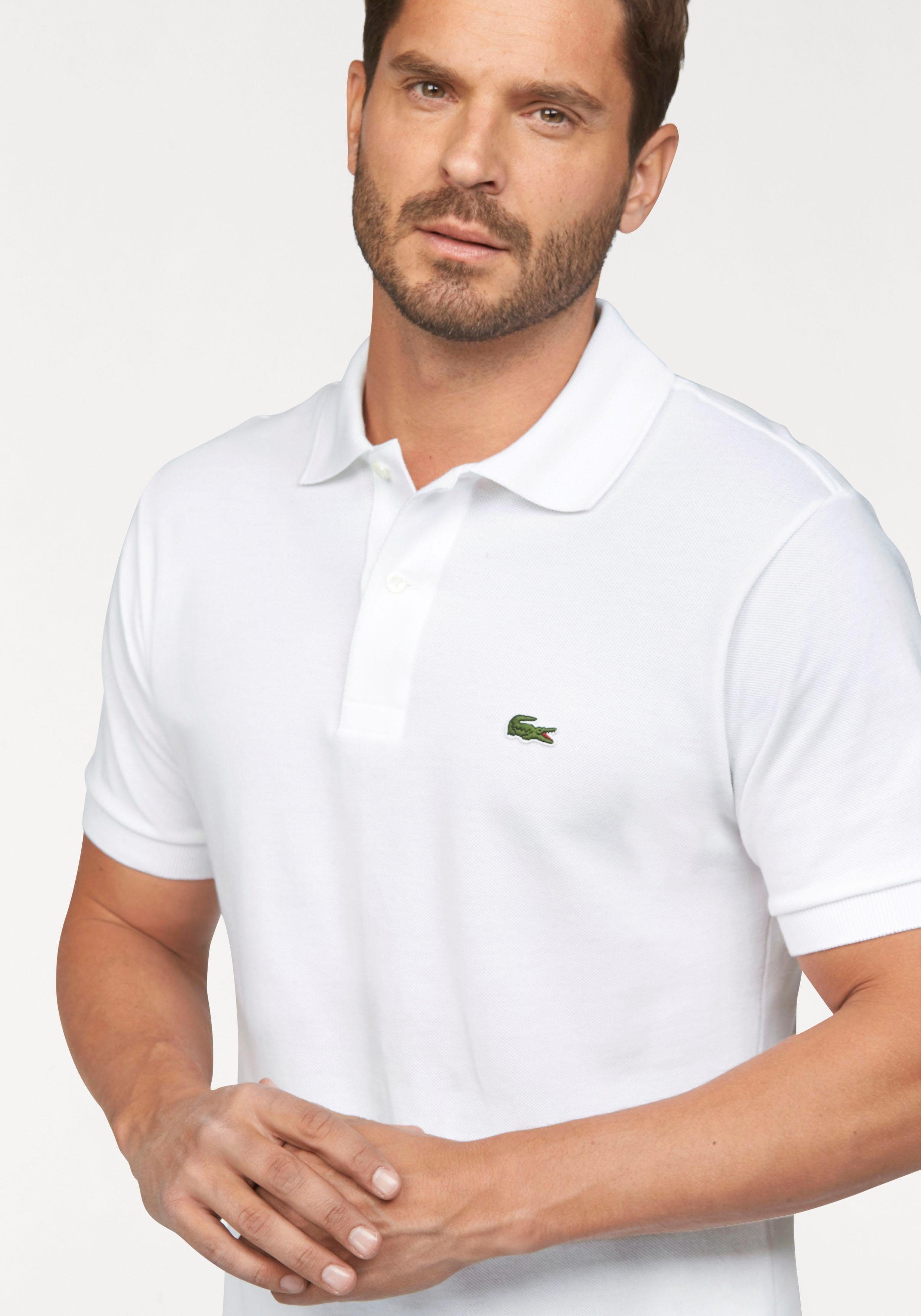 Lacoste Poloshirt (1-tlg) mit Knöpfen in Perlmuttoptik