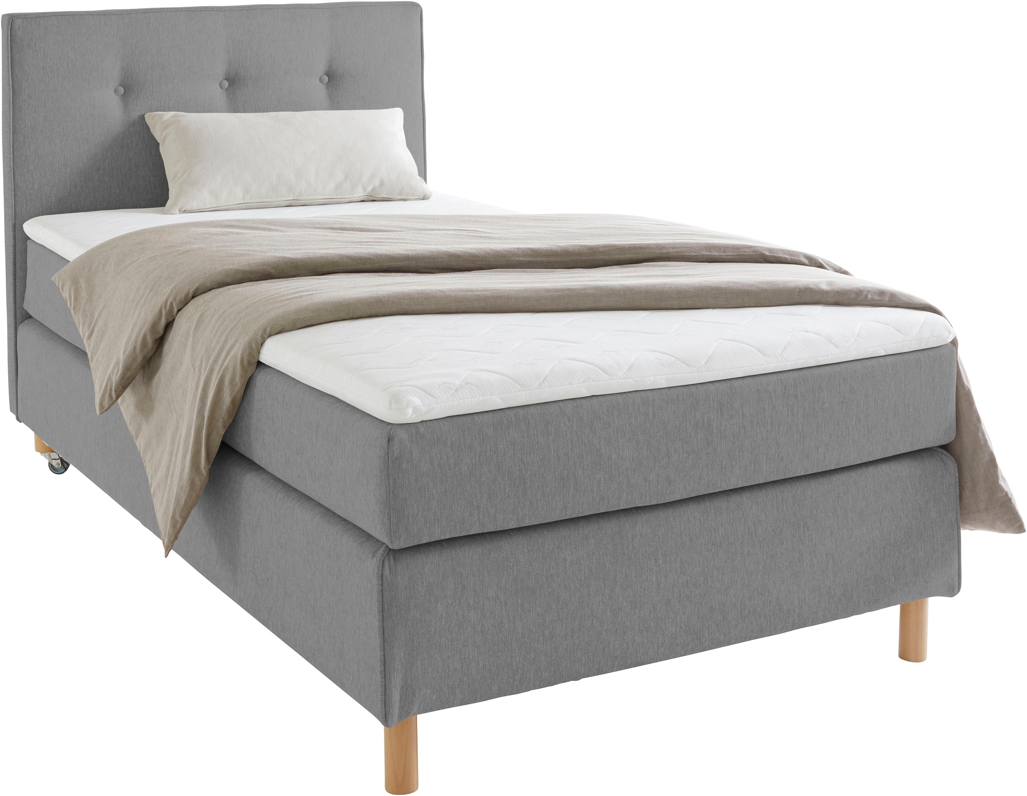 Home affaire Boxspringbett Heimatblick 100x200cm beliebig günstig online kaufen