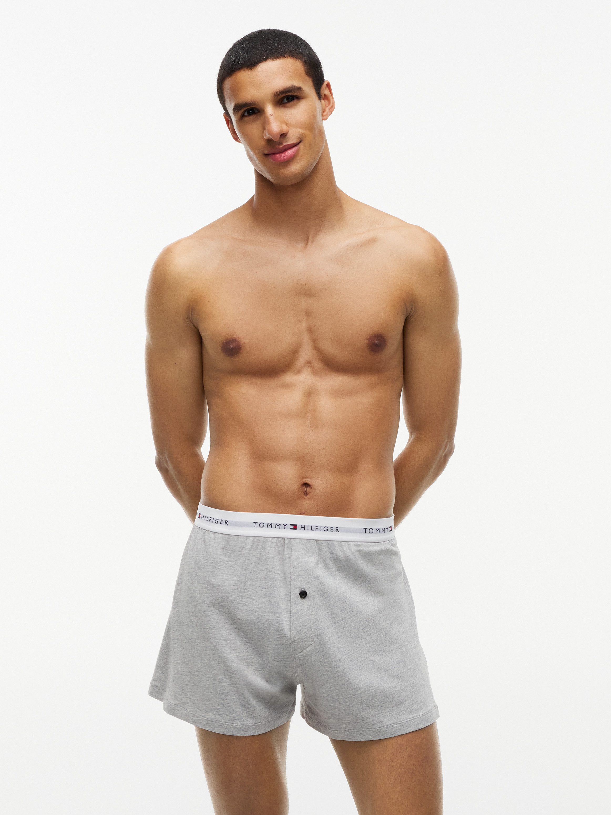 Tommy Hilfiger Underwear Boxershorts 2P LOOSE JERSEY BOXER (Packung, 2-St) mit Logoschriftzügen am Stretch-Bund – Bild 2 von 5