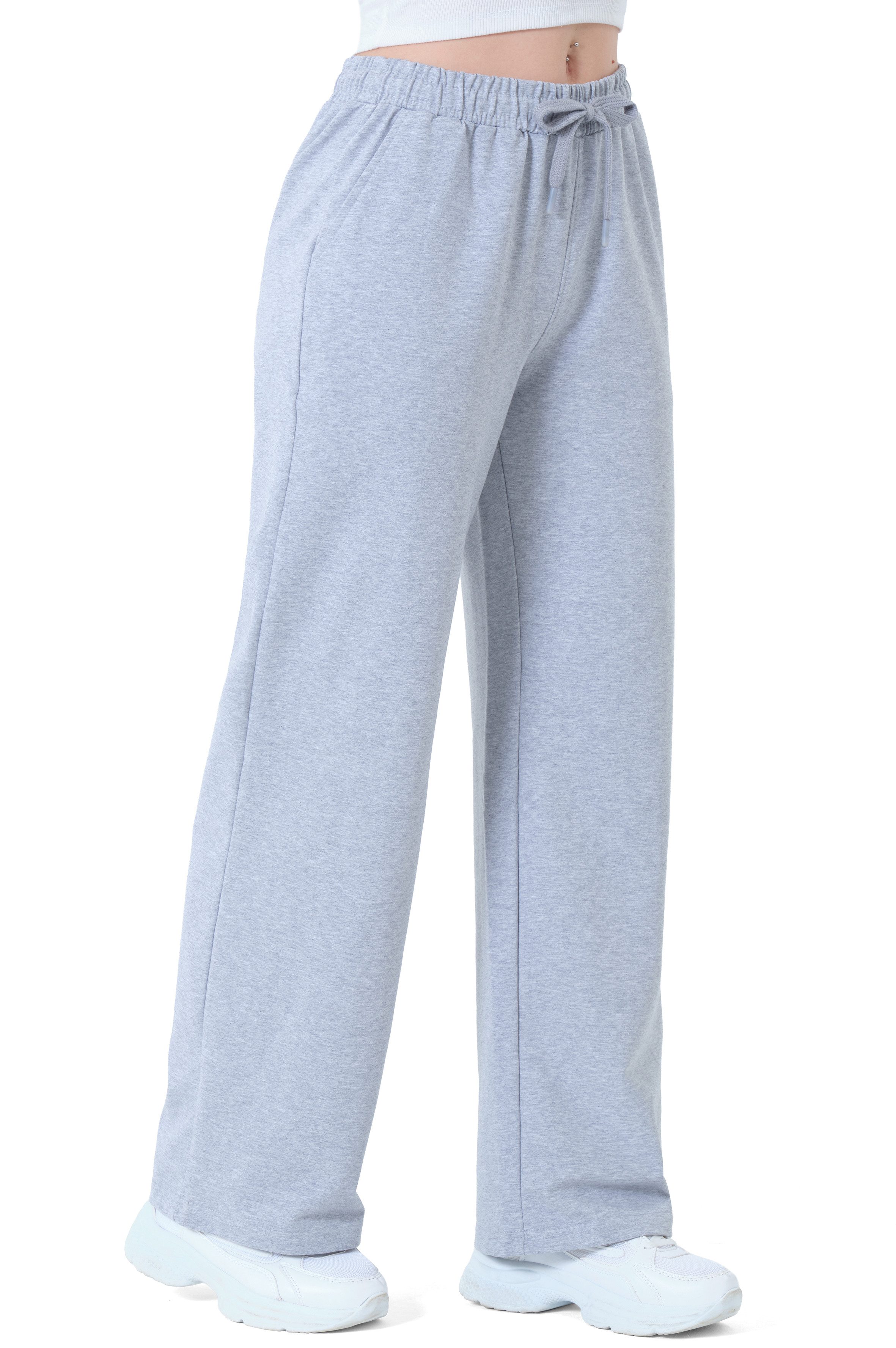 Smith & Solo Jogginghose Jogginghose Damen, Sporthose Baumwolle, Trainingshose Alltagstauglich, Bequem, Atmungsaktiv, Baumwolle, Elastisch
