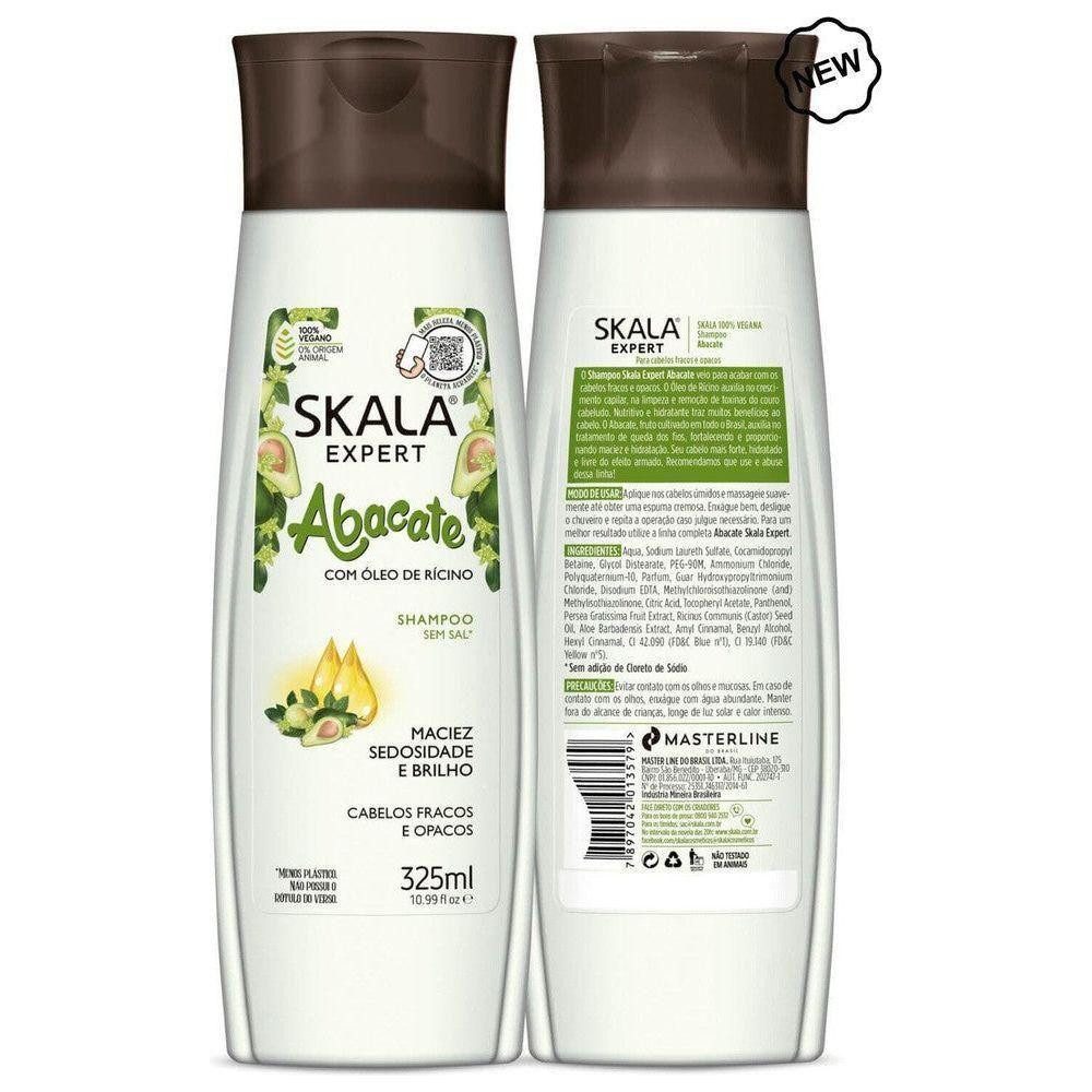 Skala Festes Haarshampoo Skala Abacate Avocado Clarifying Shampoo 325ml von Skala