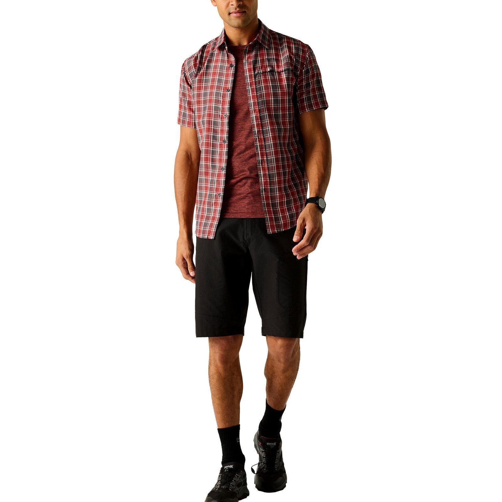 Regatta Funktionshemd Mindano Short Sleeve Shirt mit Brusttasche