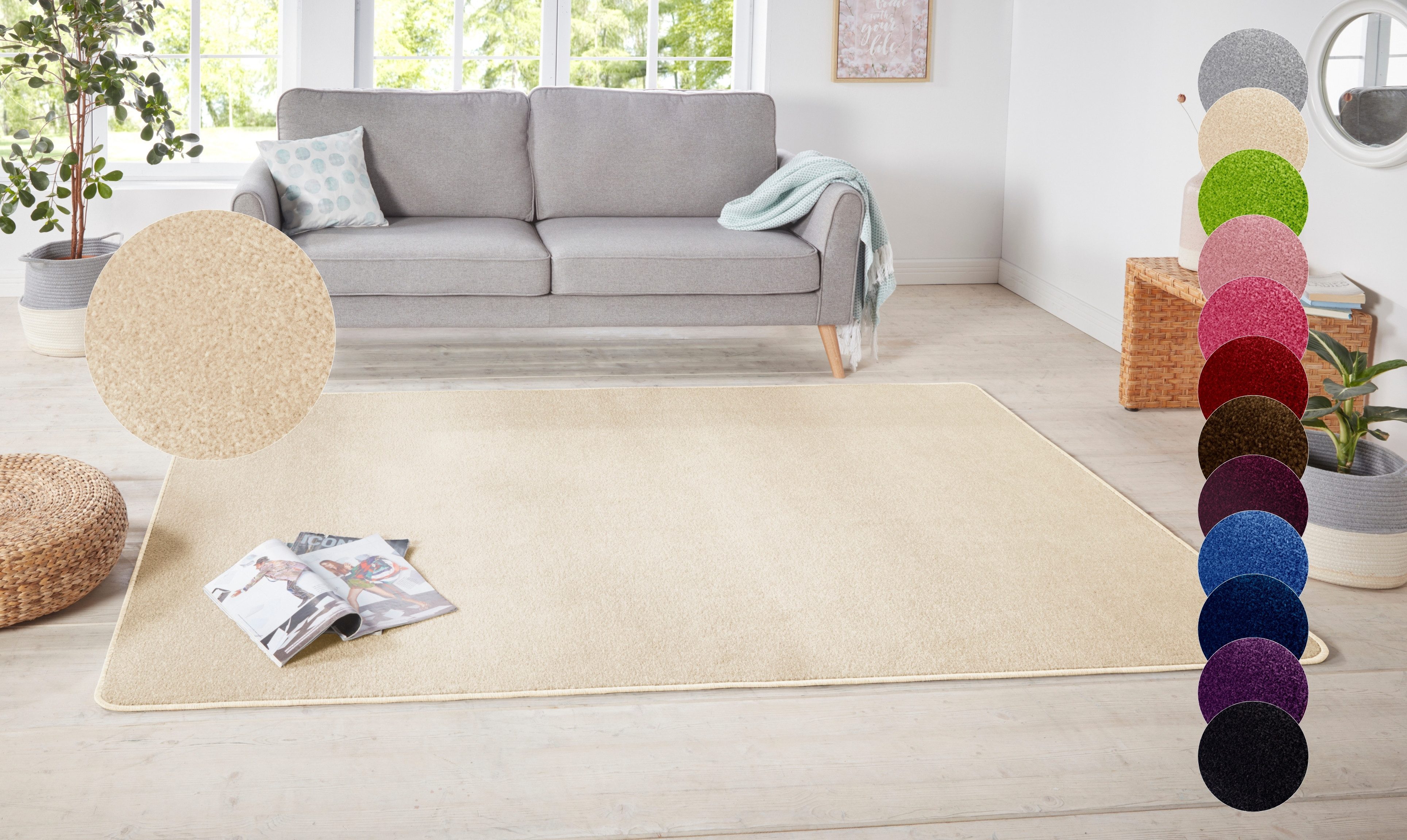 HANSE Home Teppich Shashi, rechteckig, Höhe: günstig online kaufen