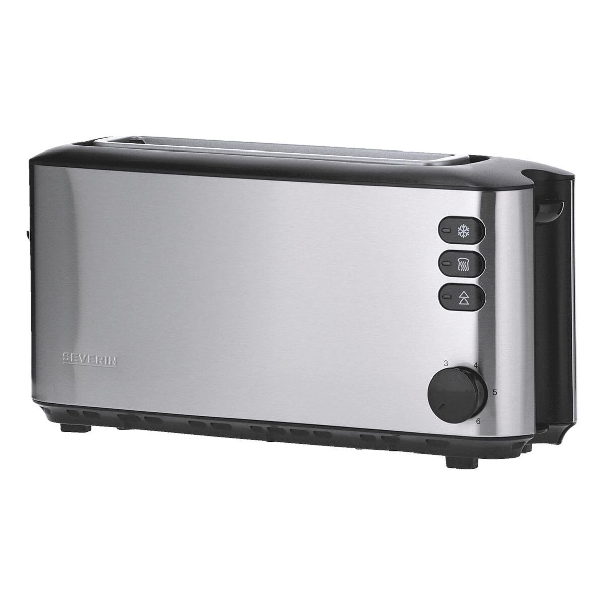 Severin Toaster AT 2515, 1000 W, Automatik-Langschlitz / Brötchenaufsatz, 1000 Watt