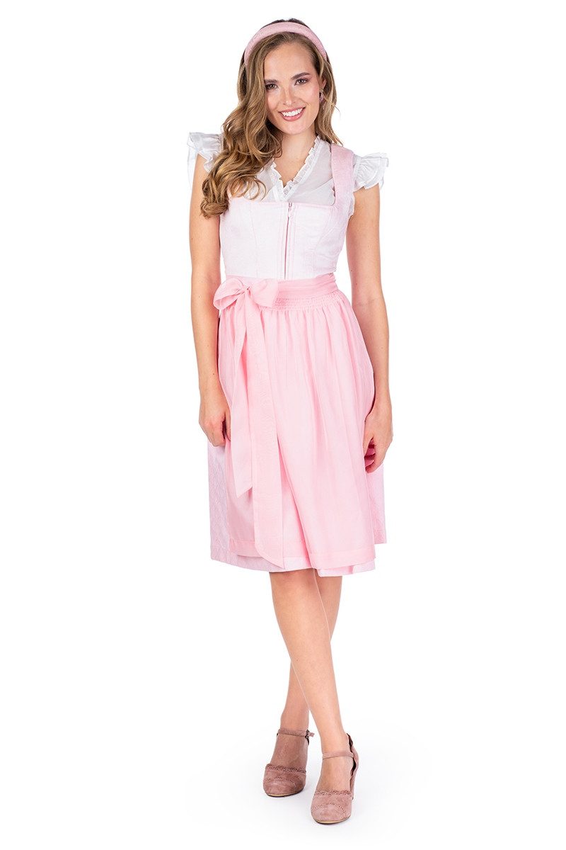 MarJo Dirndl Samt Dirndl 2tlg. - REHAU - puderrosa