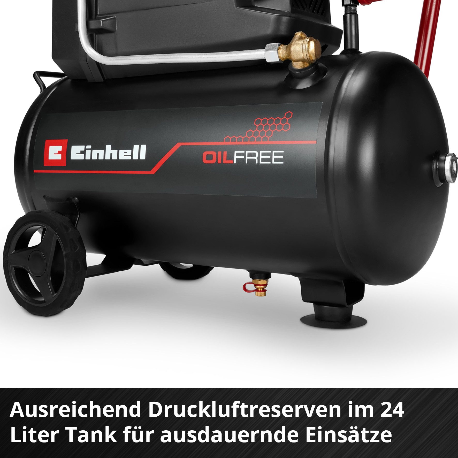 Einhell Kompressor TC-AC 190/24/8 I OF, 1100 W, max. 8 bar, 24 l