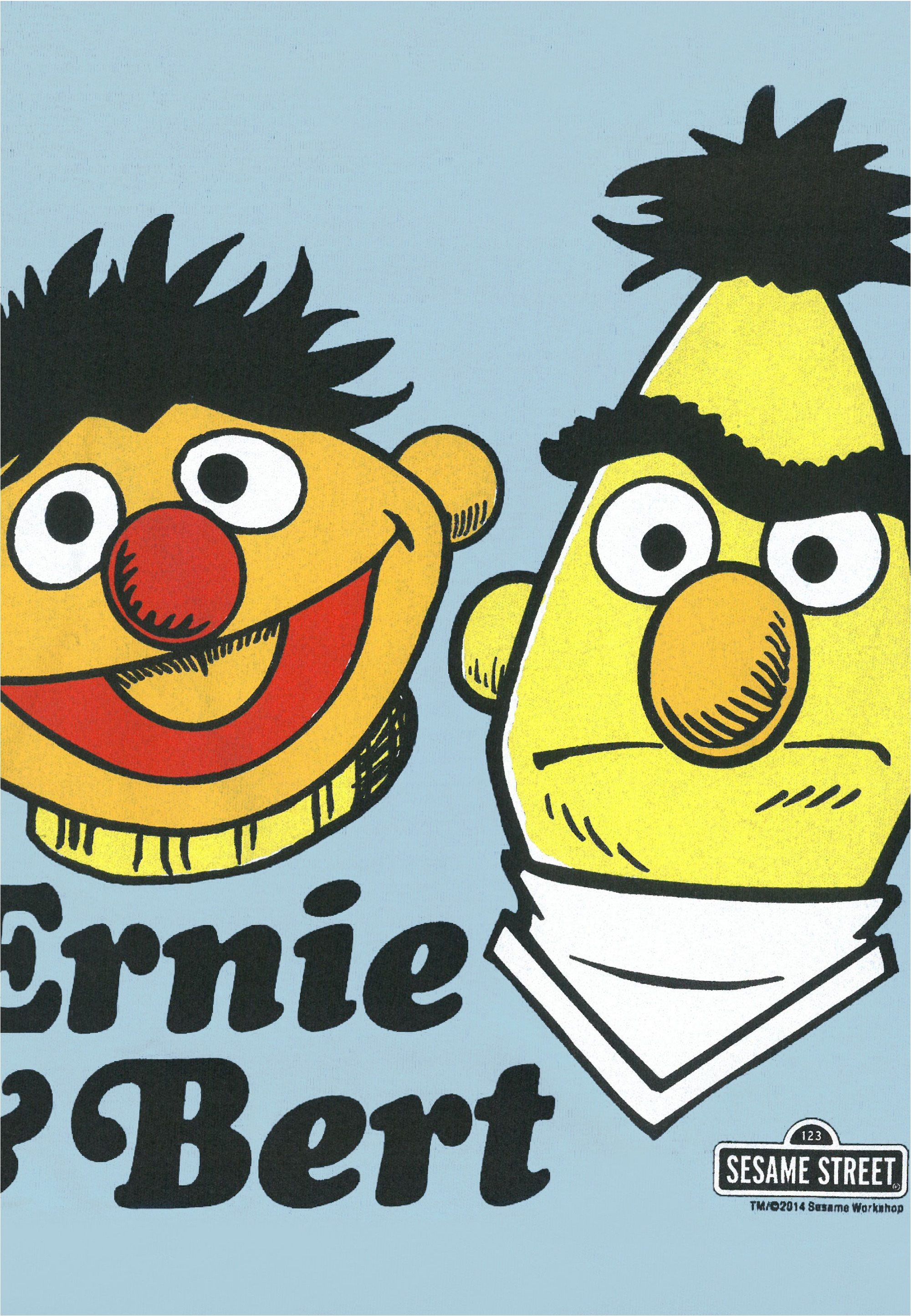 LOGOSHIRT T-Shirt Ernie und Bert mit witzigem Print – Bild 5 von 5