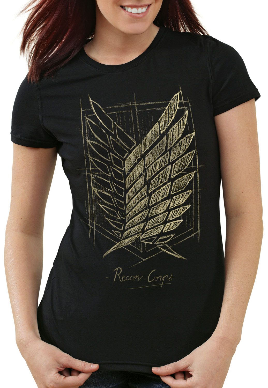 style3 T-Shirt Protect the Wall AoT on attack anime titan