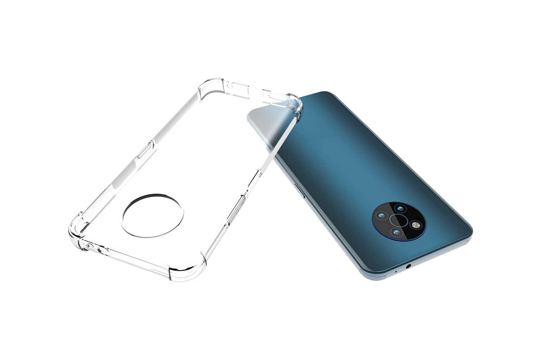 mtb more energy Smartphone-Hülle Clear Armor Case für Nokia G50 5G (TA-1358), Transparente TPU Schutzhülle Case Backcover mit Anti-Shock Verstärkung