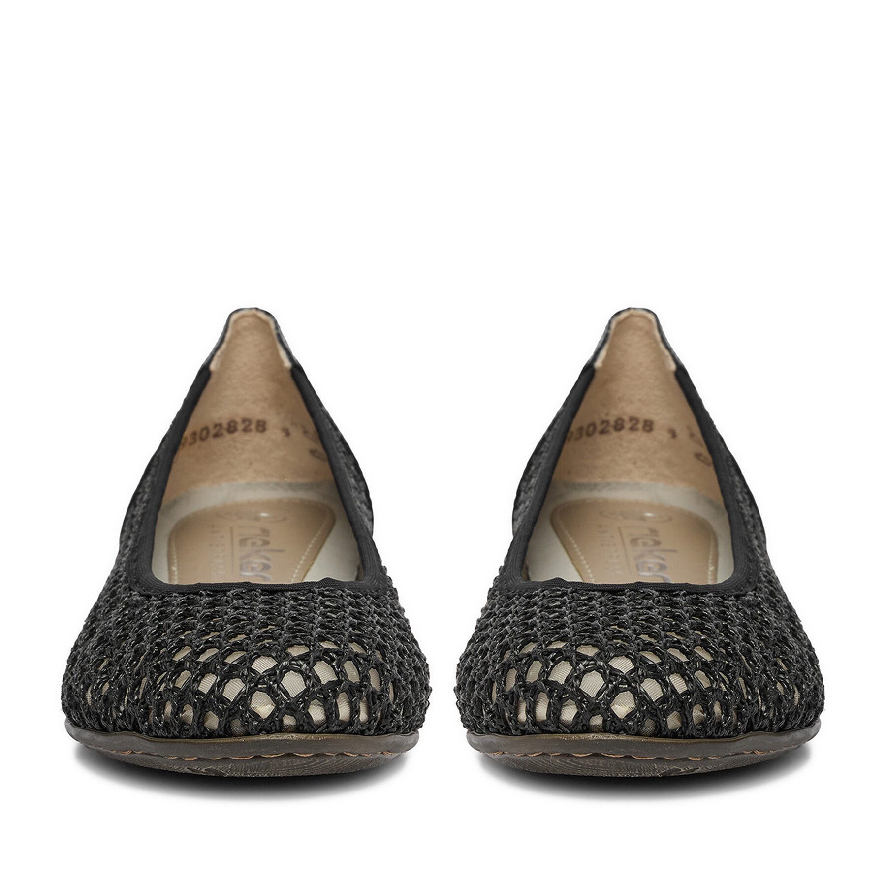 Rieker Rieker Damen-Ballerinas Schwarz 51960-00 Ballerina