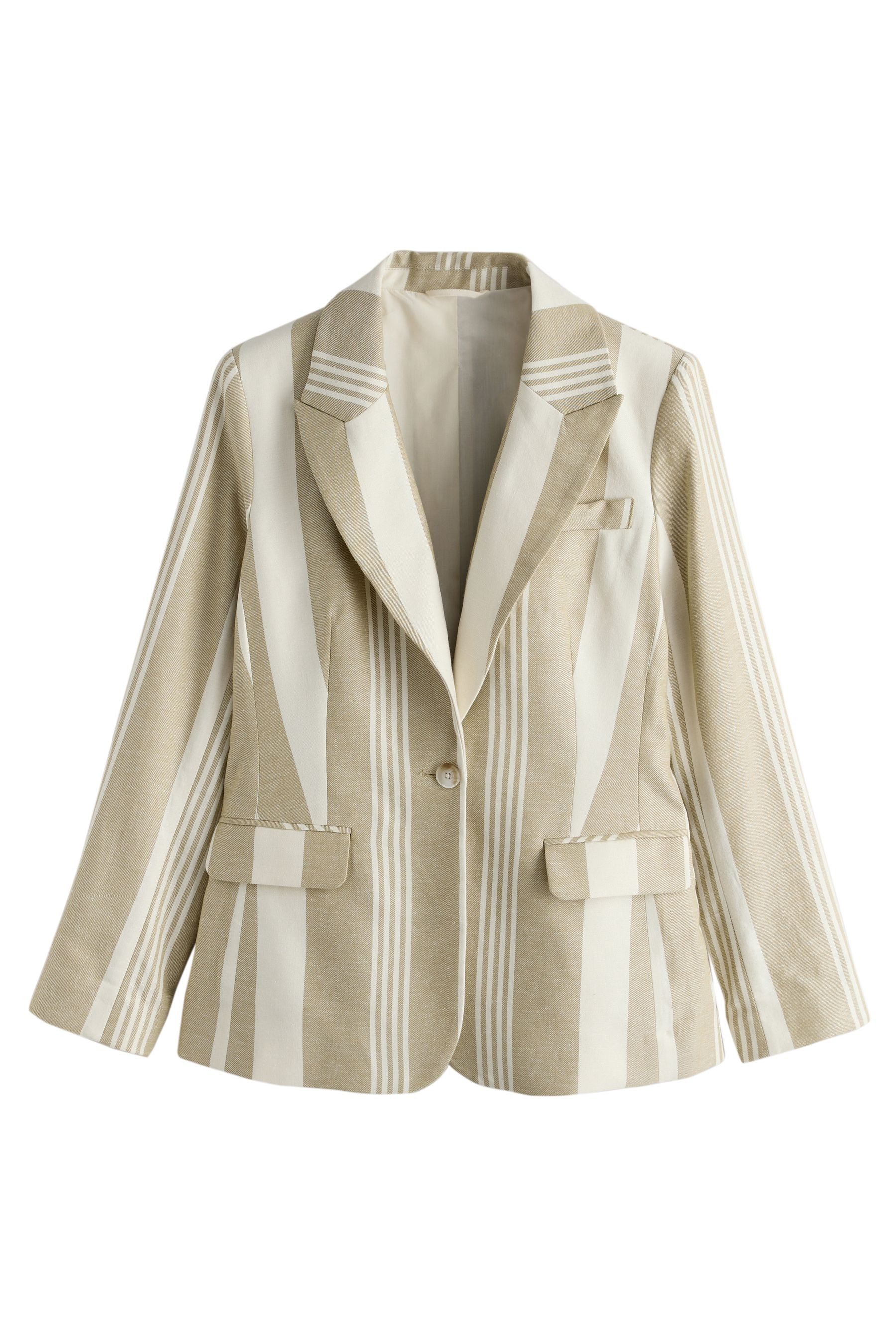 Next Jackenblazer N. Premium Einreihiger, gestreifter Blazer (1-tlg)