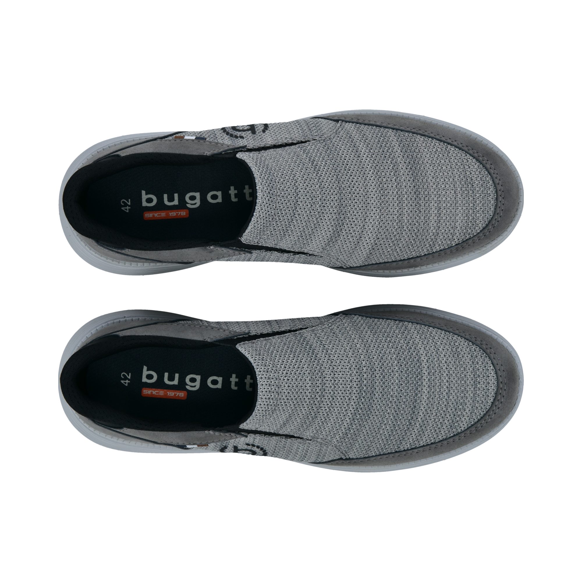bugatti Slip-On Sneaker, Freizeitschuh, Schlupfschuh, Slipper mit Logo-Icon