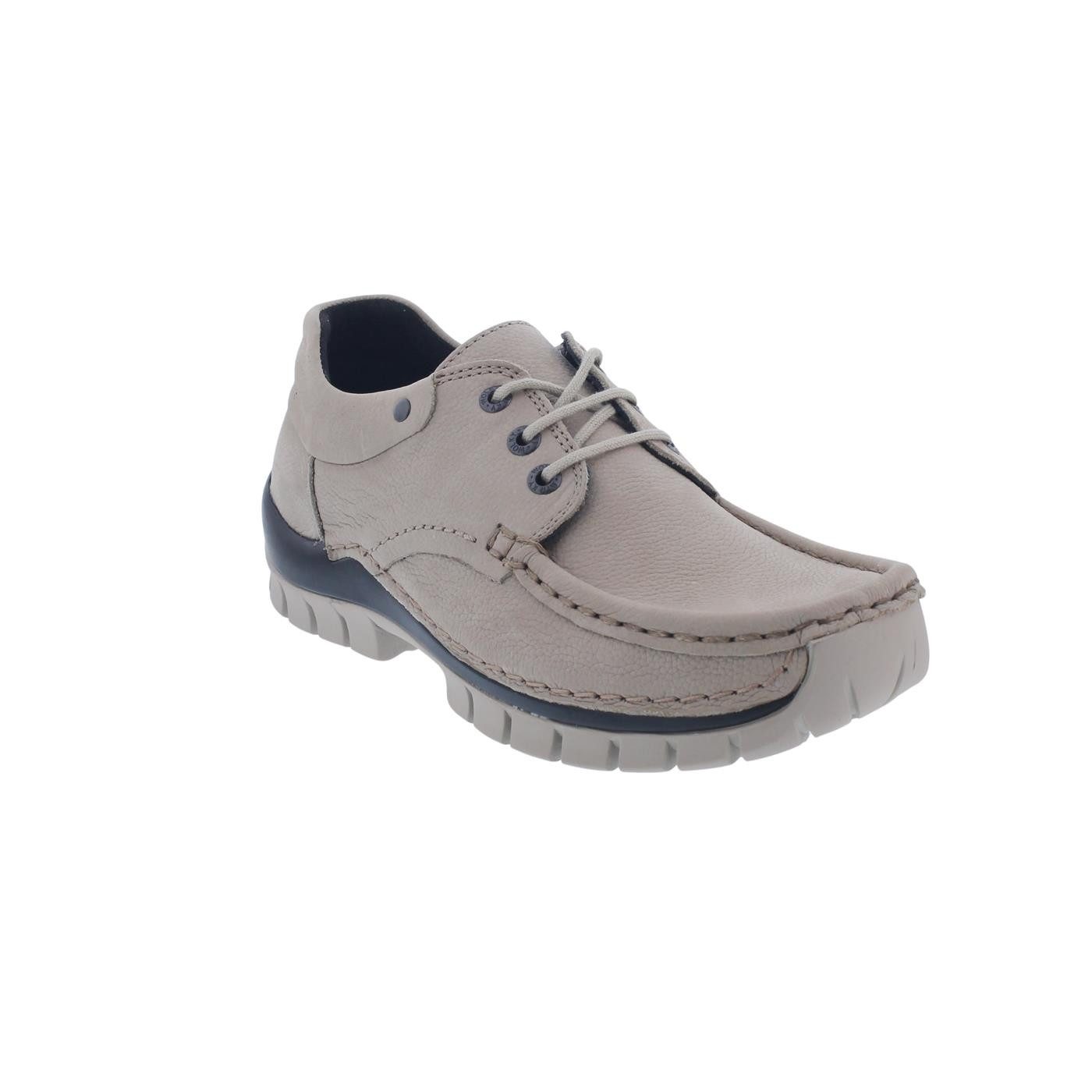 WOLKY Wolky Fly Winter Halbschuh, Antique nubuck Leather, Safari (beige), 04 Schnürschuh