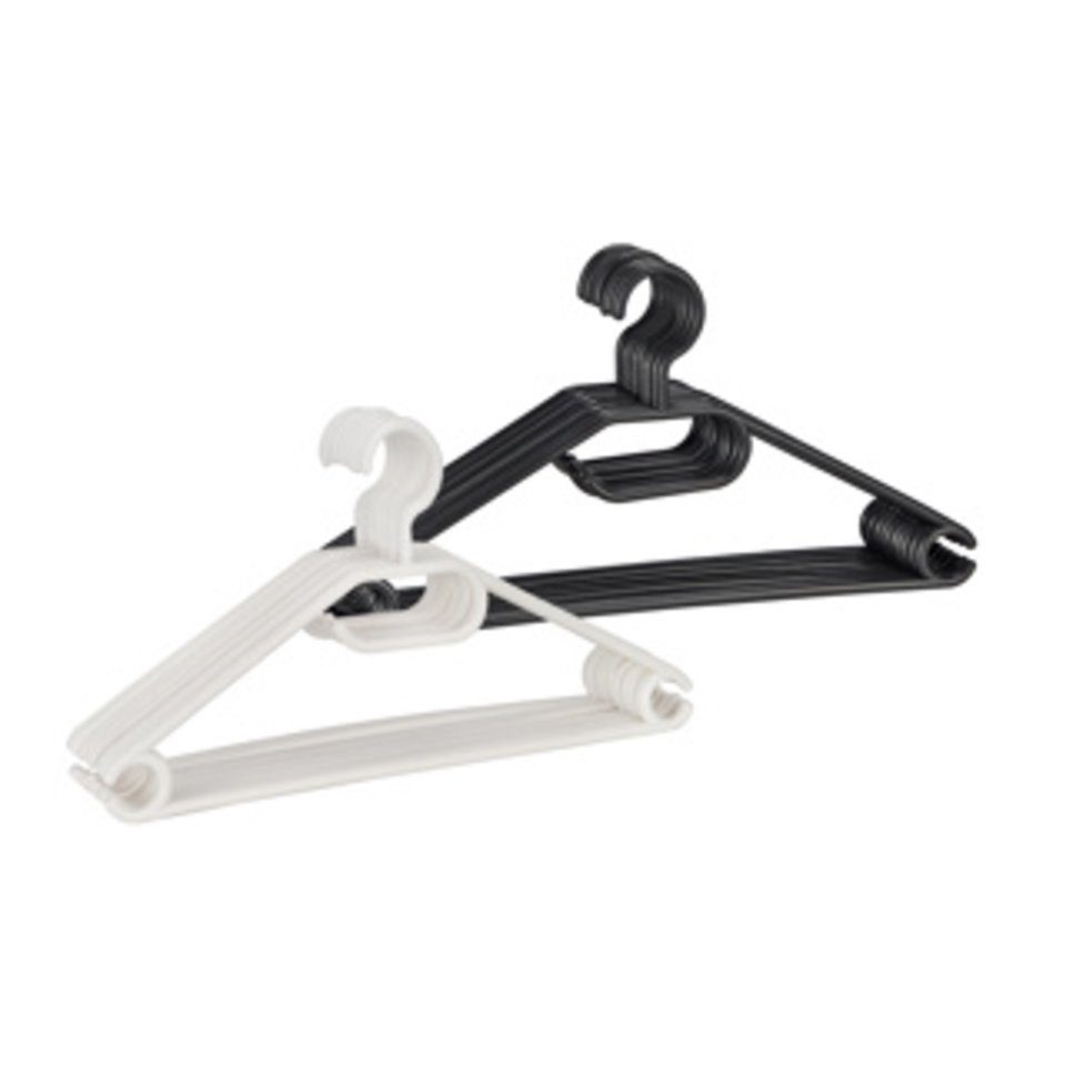 Haushalt International Kleiderbügel Kleiderbügel 10-er Bund mit drehbarem H günstig online kaufen